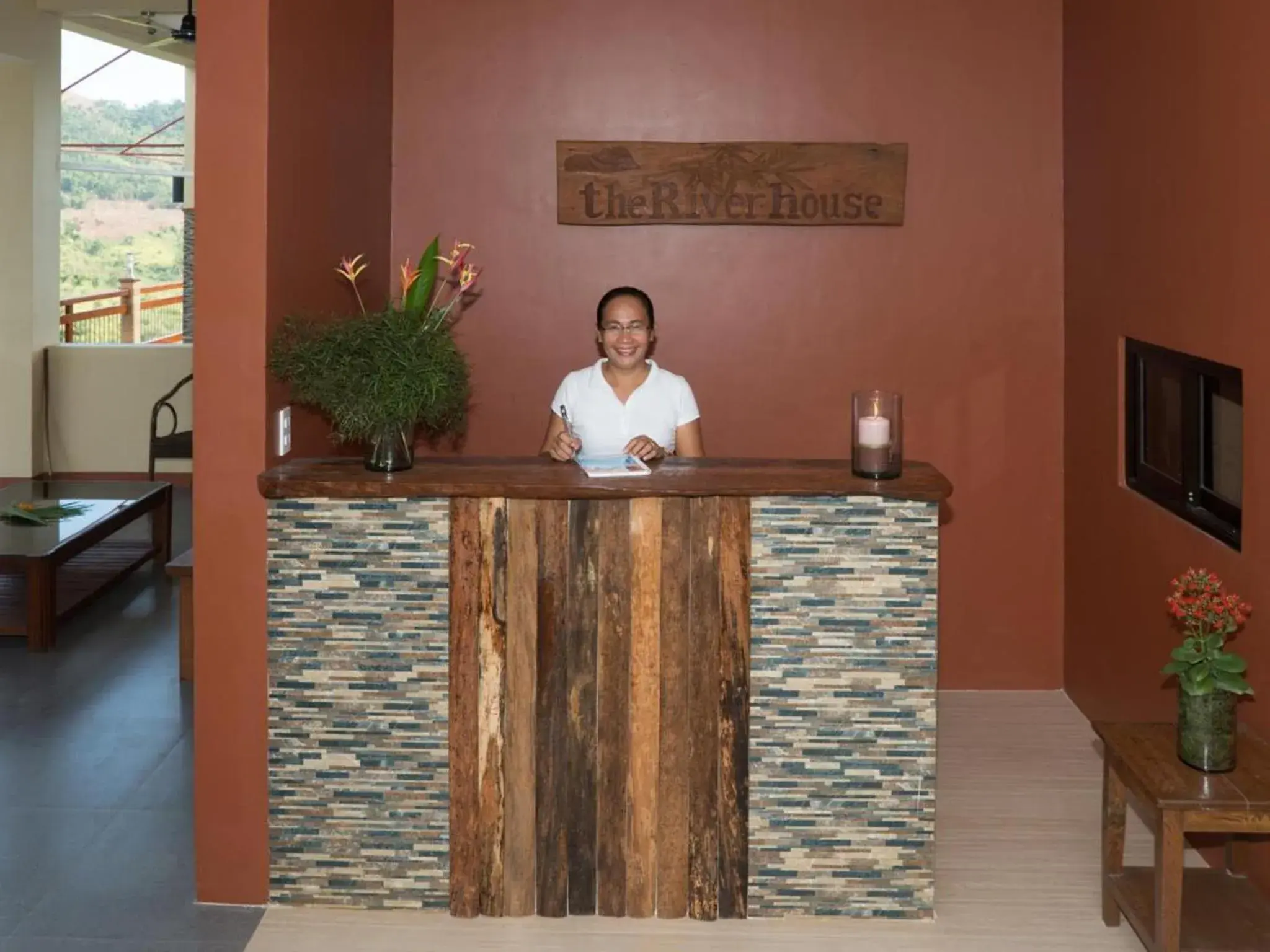 Lobby or reception in The Riverhouse Lobby or reception in The Riverhouse