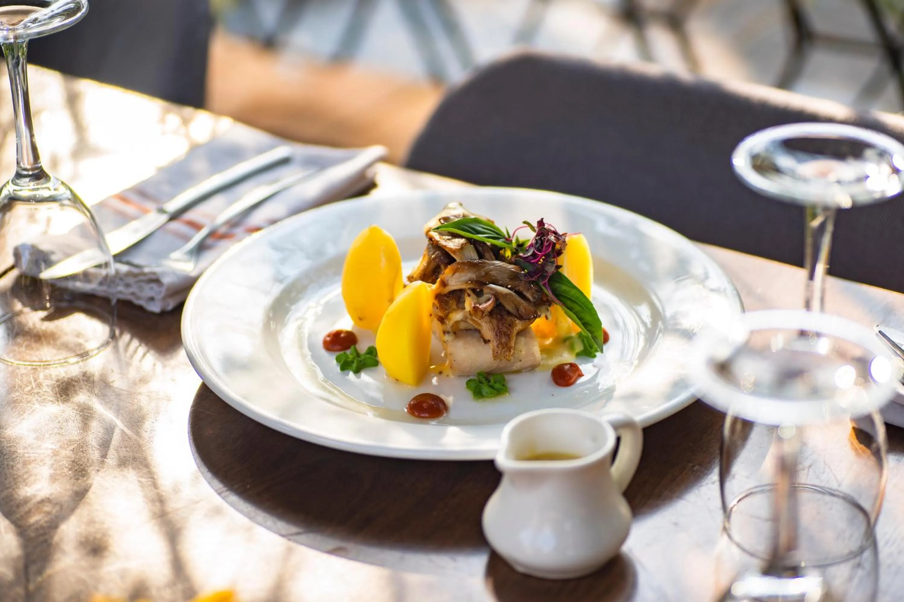 Food and drinks in Le Petit Village Boutique Hotel & Spa