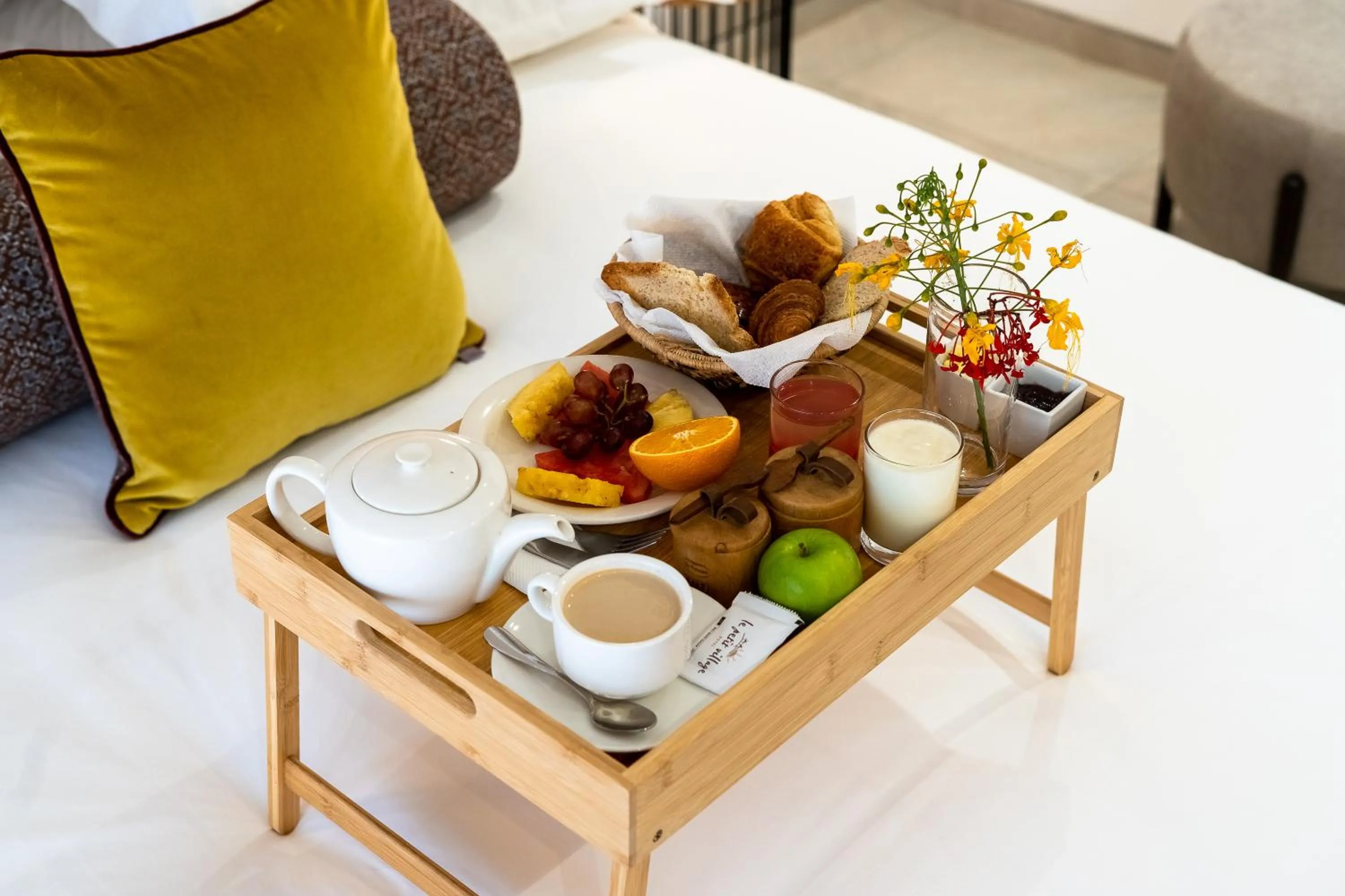 Breakfast in Le Petit Village Boutique Hotel & Spa