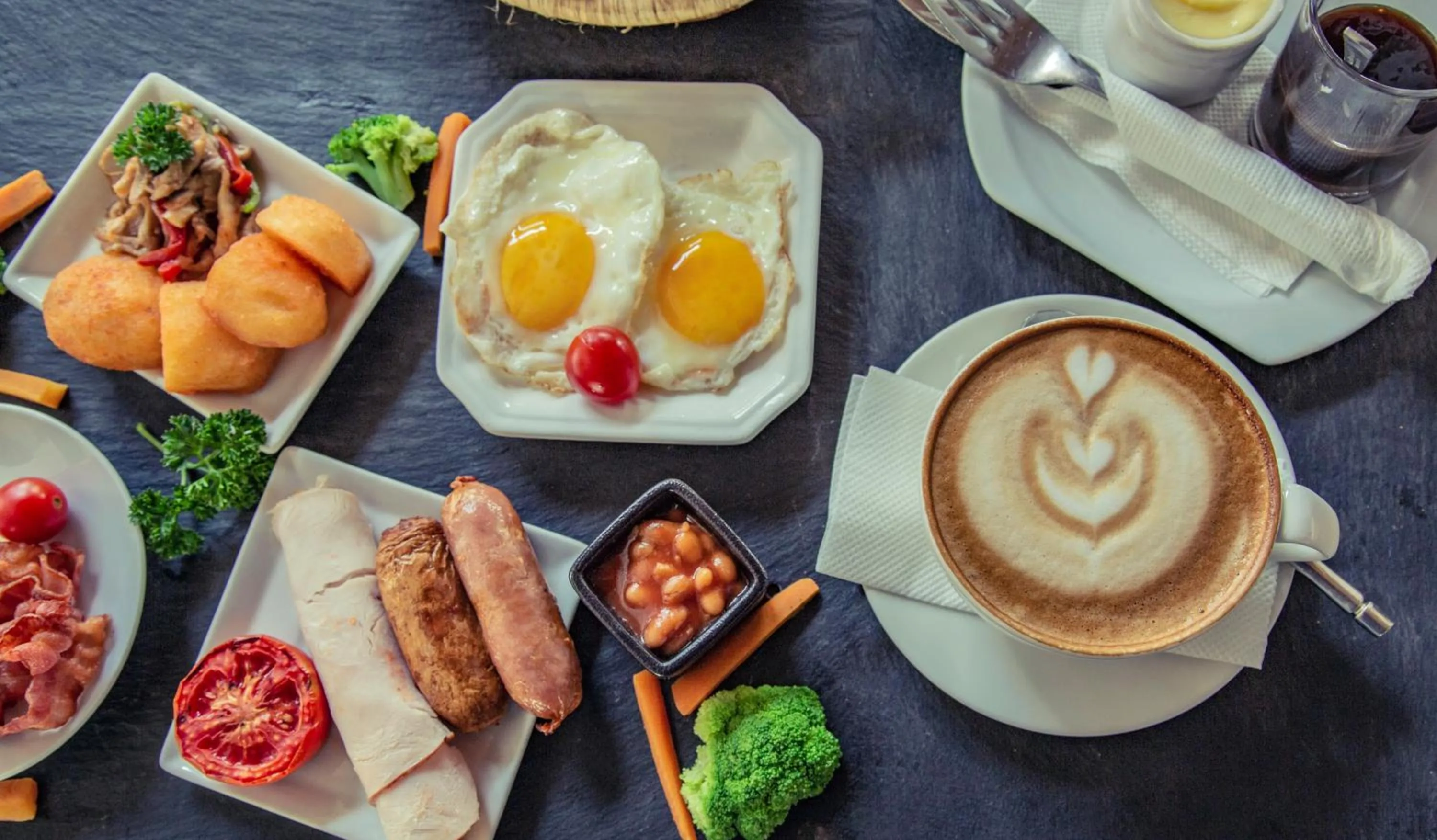 Continental breakfast in Le Petit Village Boutique Hotel & Spa