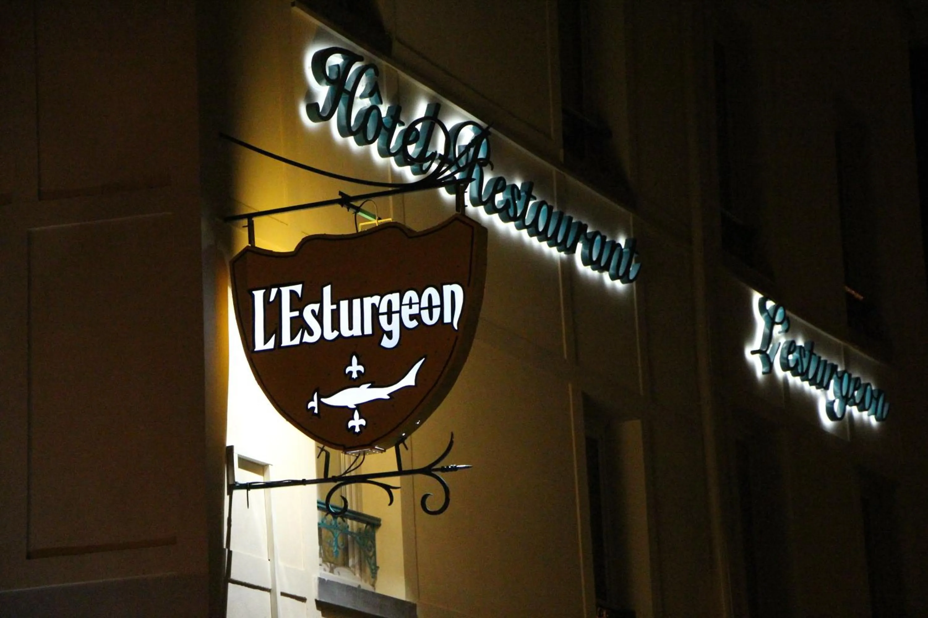 Property logo or sign in Hôtel L'Esturgeon