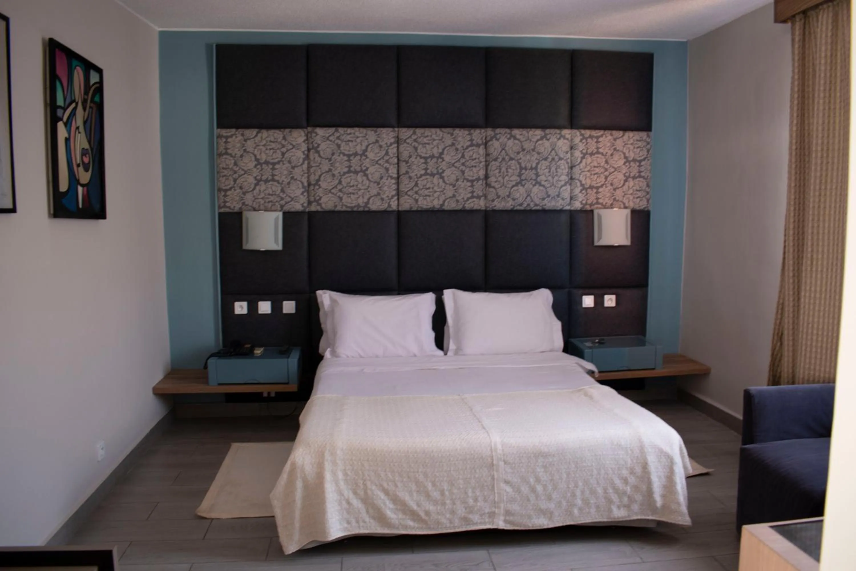 Bed in Le Grand Mellis Hôtel & Spa