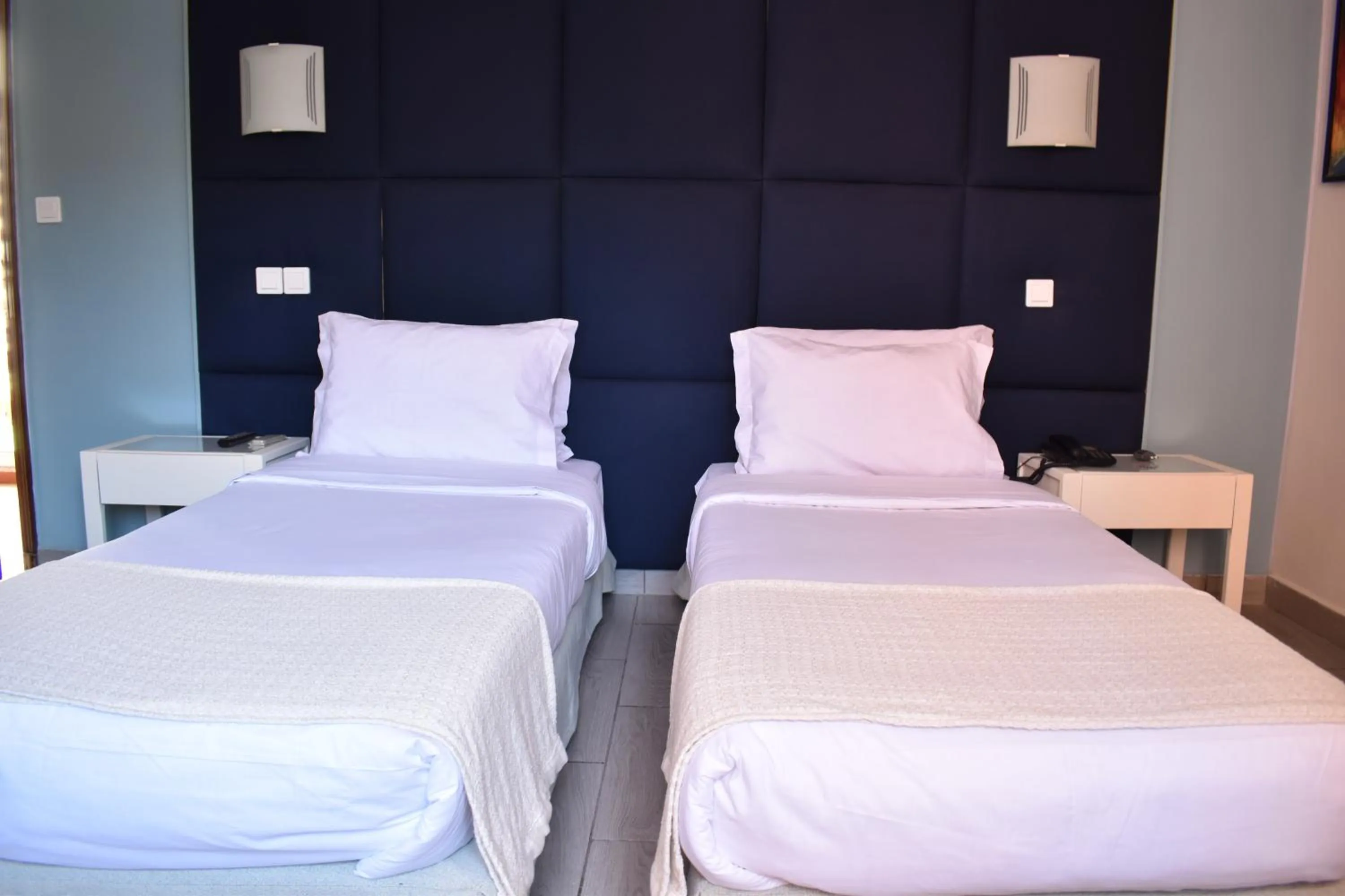 Bed in Le Grand Mellis Hôtel & Spa