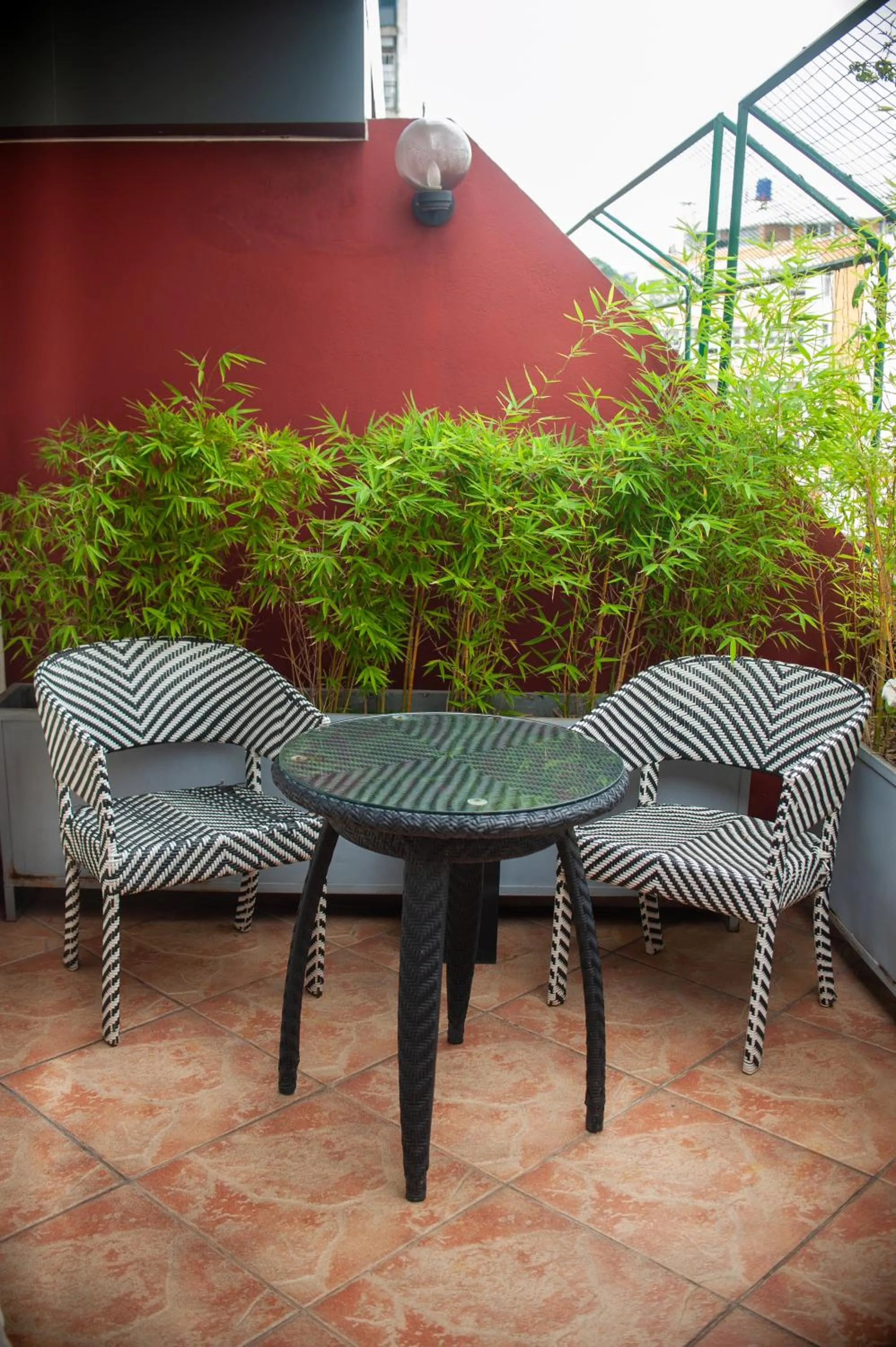 Patio in Le Grand Mellis Hôtel & Spa