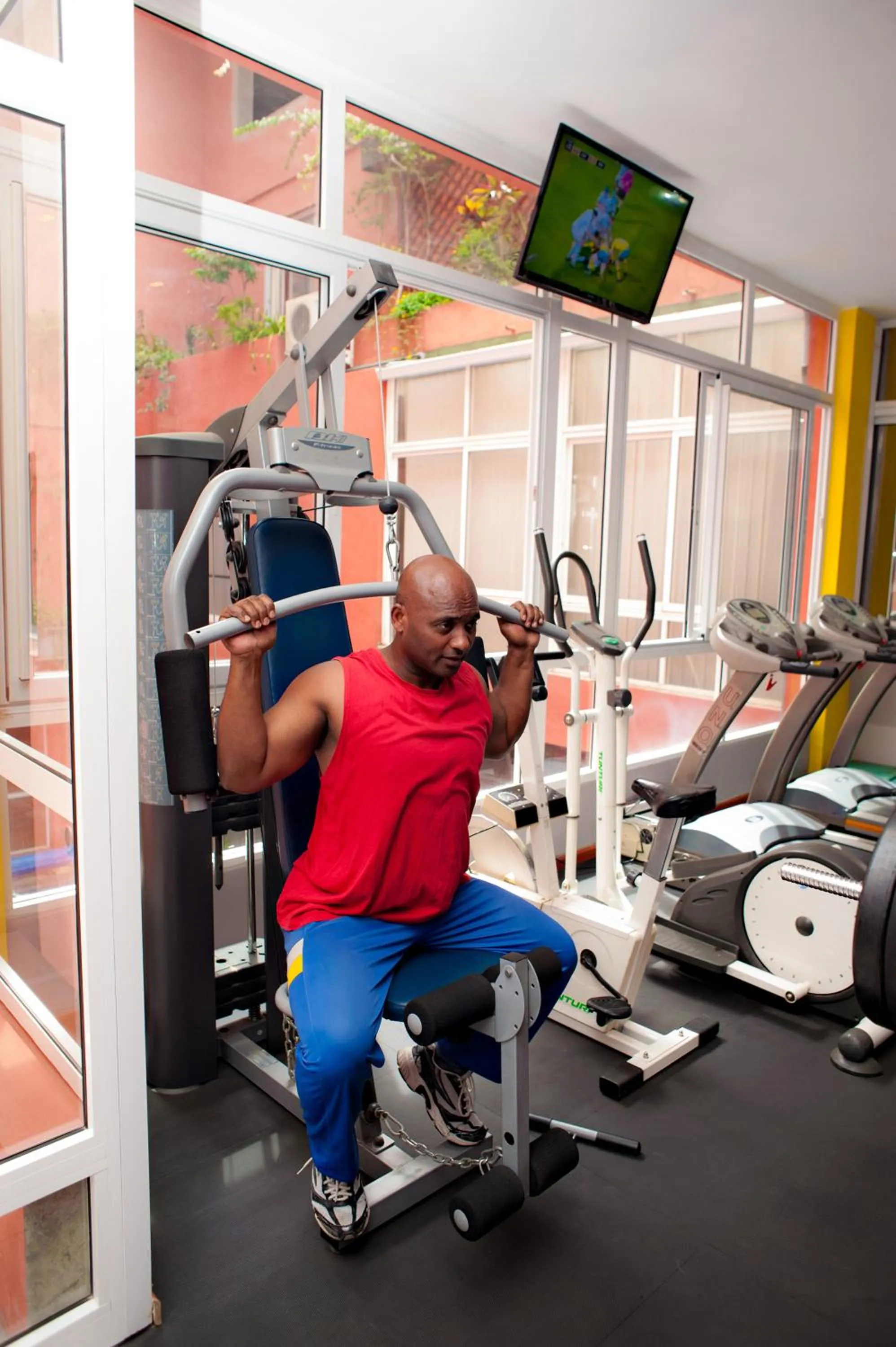 Fitness centre/facilities in Le Grand Mellis Hôtel & Spa
