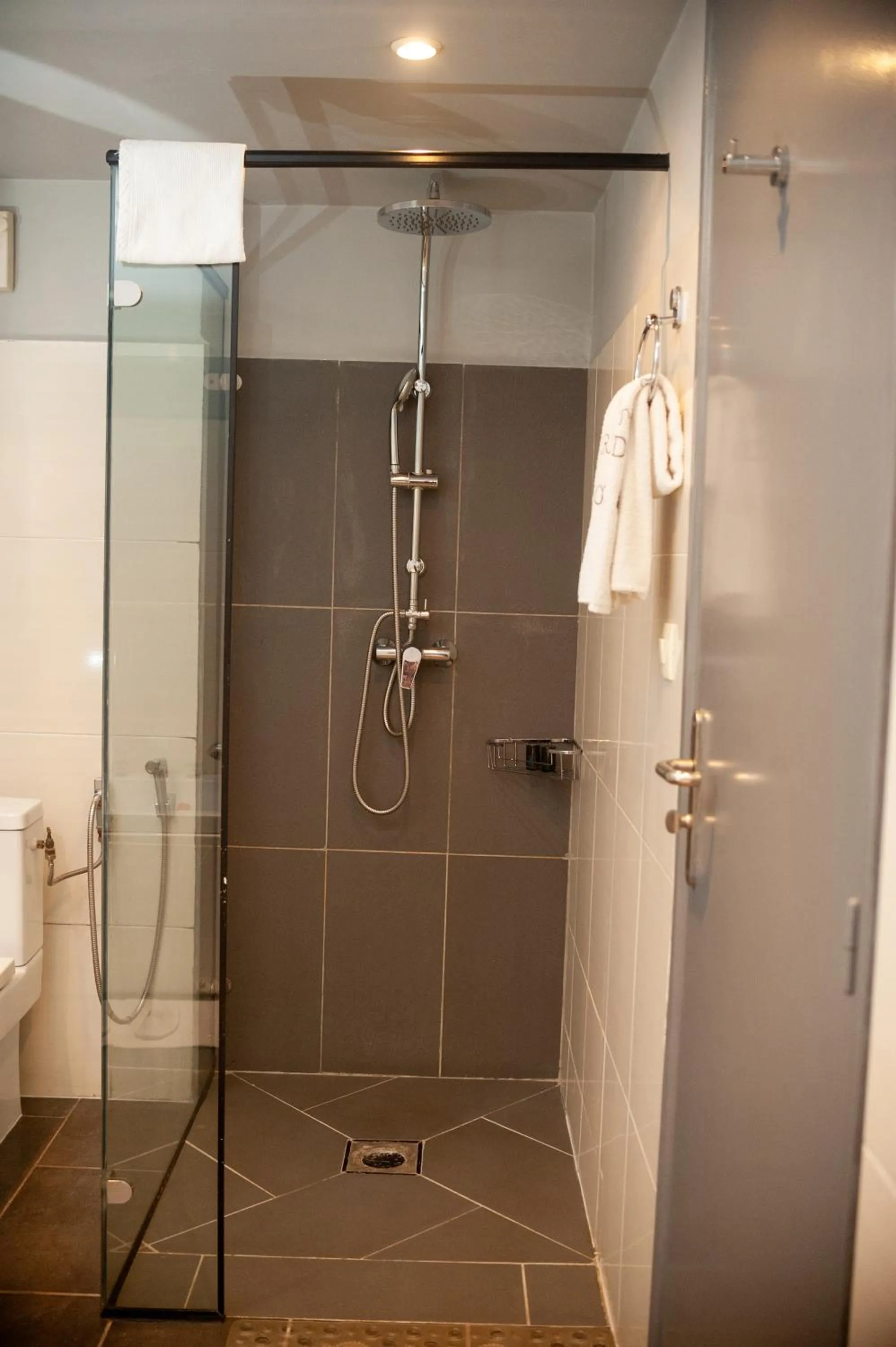 Shower in Le Grand Mellis Hôtel & Spa