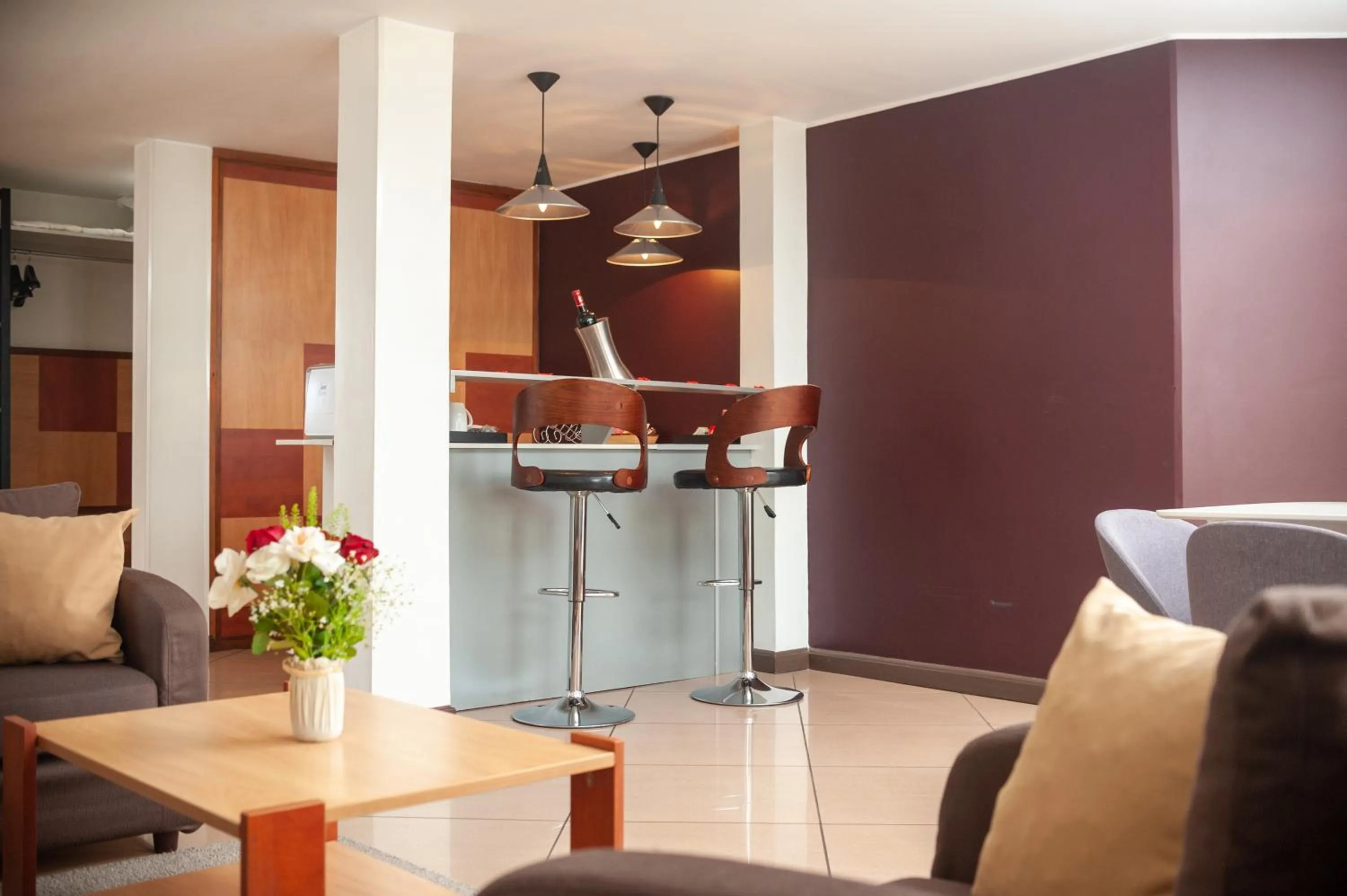 Lounge or bar in Le Grand Mellis Hôtel & Spa