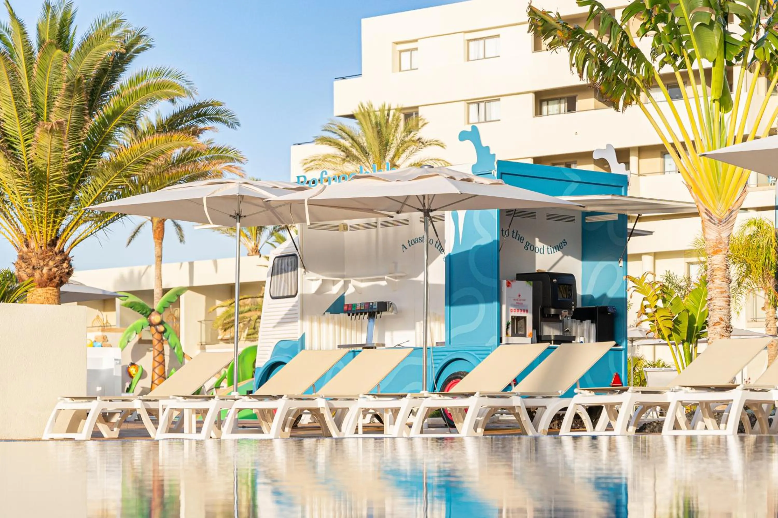 Swimming pool in Iberostar Waves Gaviotas Park