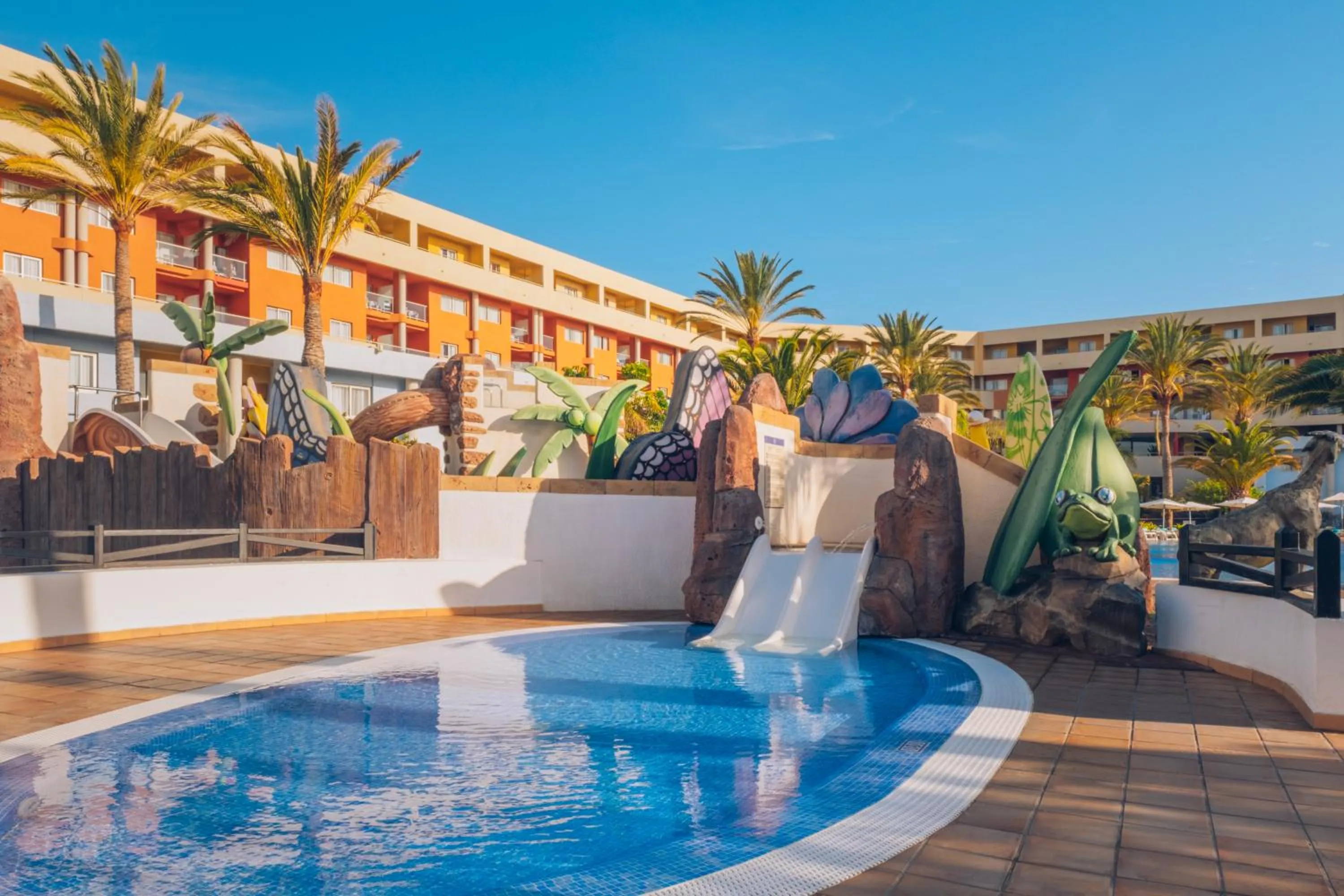 Aqua park in Iberostar Waves Gaviotas Park