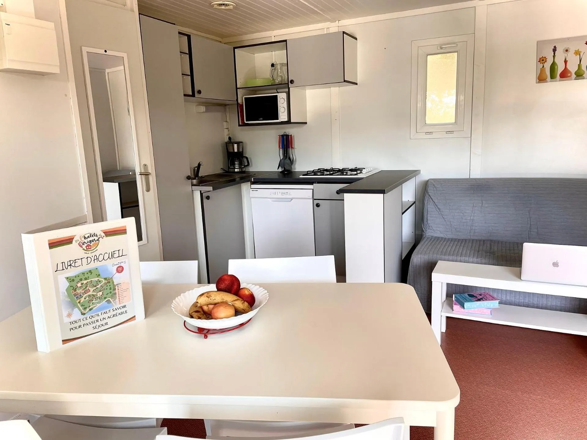 Living room in Les Chalets du Périgord
