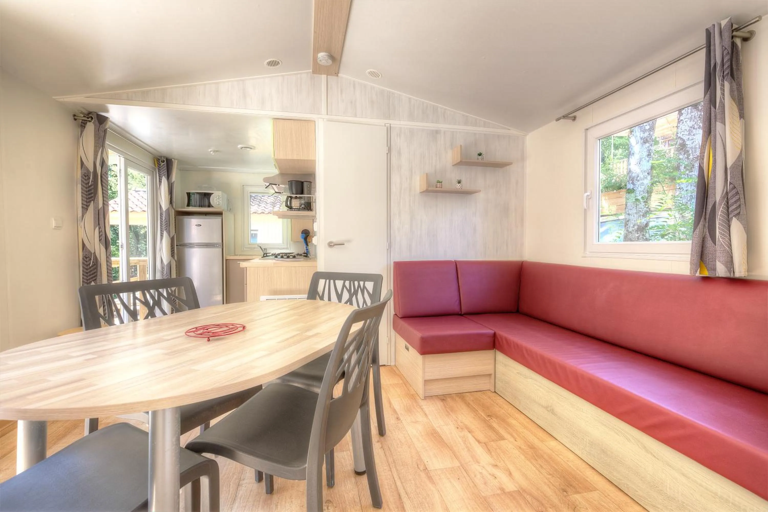 Seating area in Les Chalets du Périgord