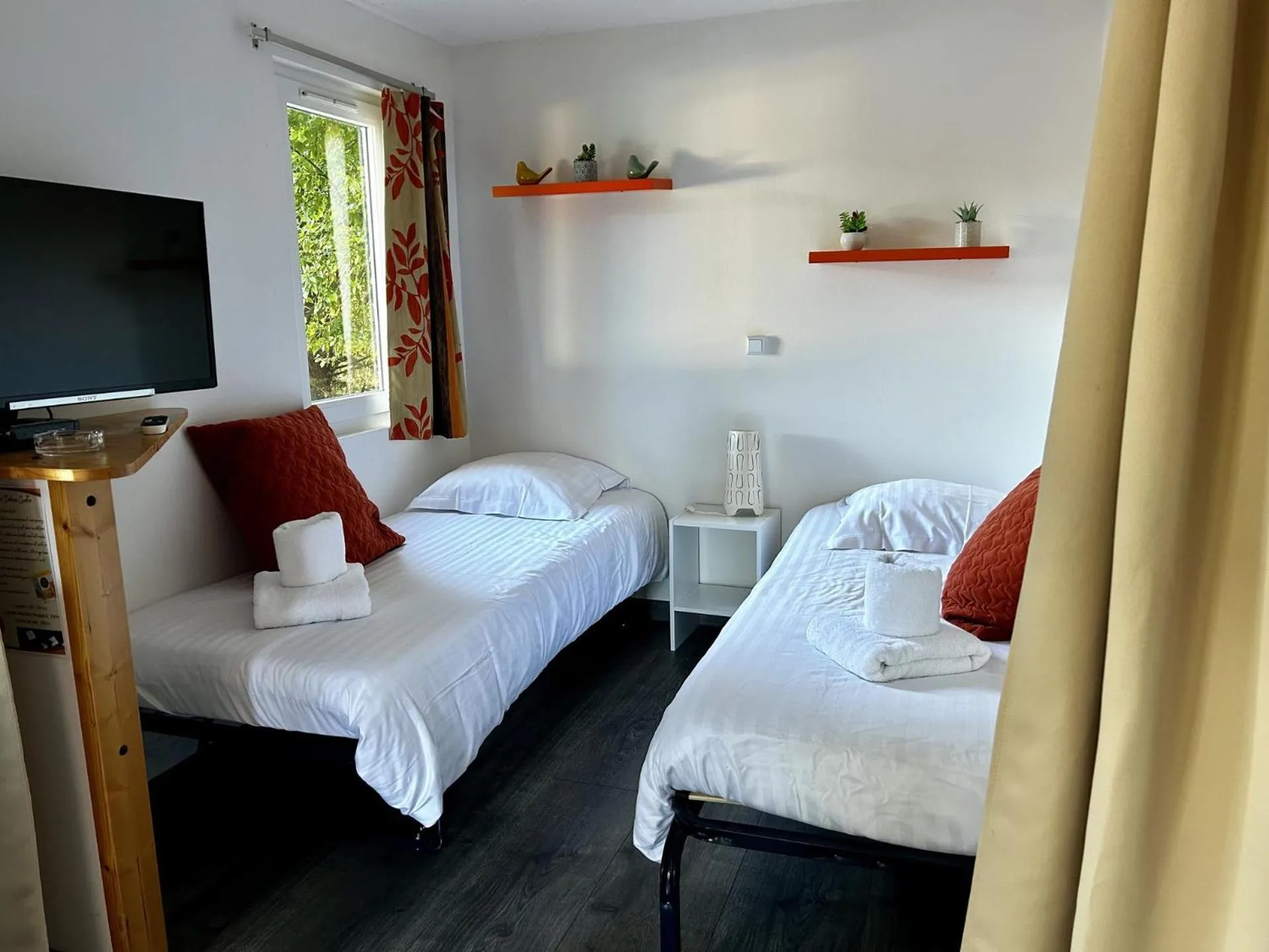 Bedroom in Les Chalets du Périgord