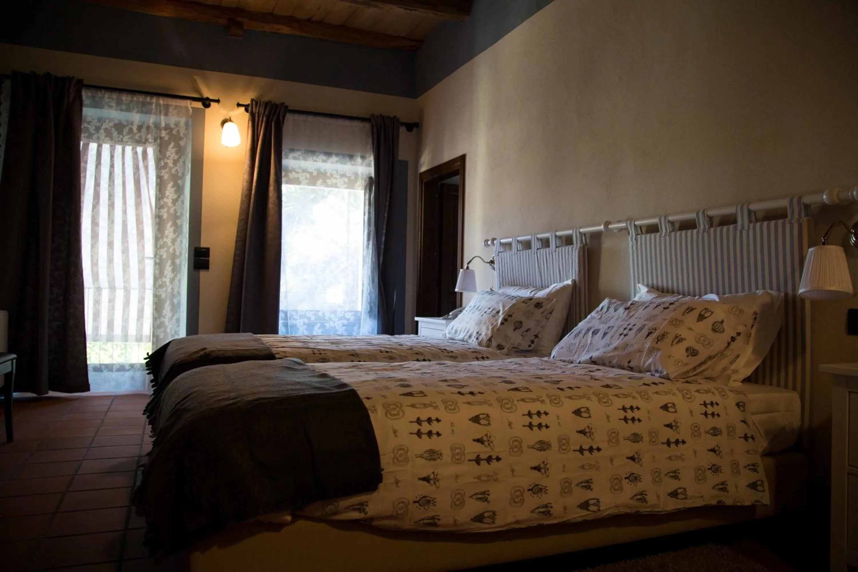 Twin Room with Private Bathroom - single occupancy in Tenuta Valtoppa