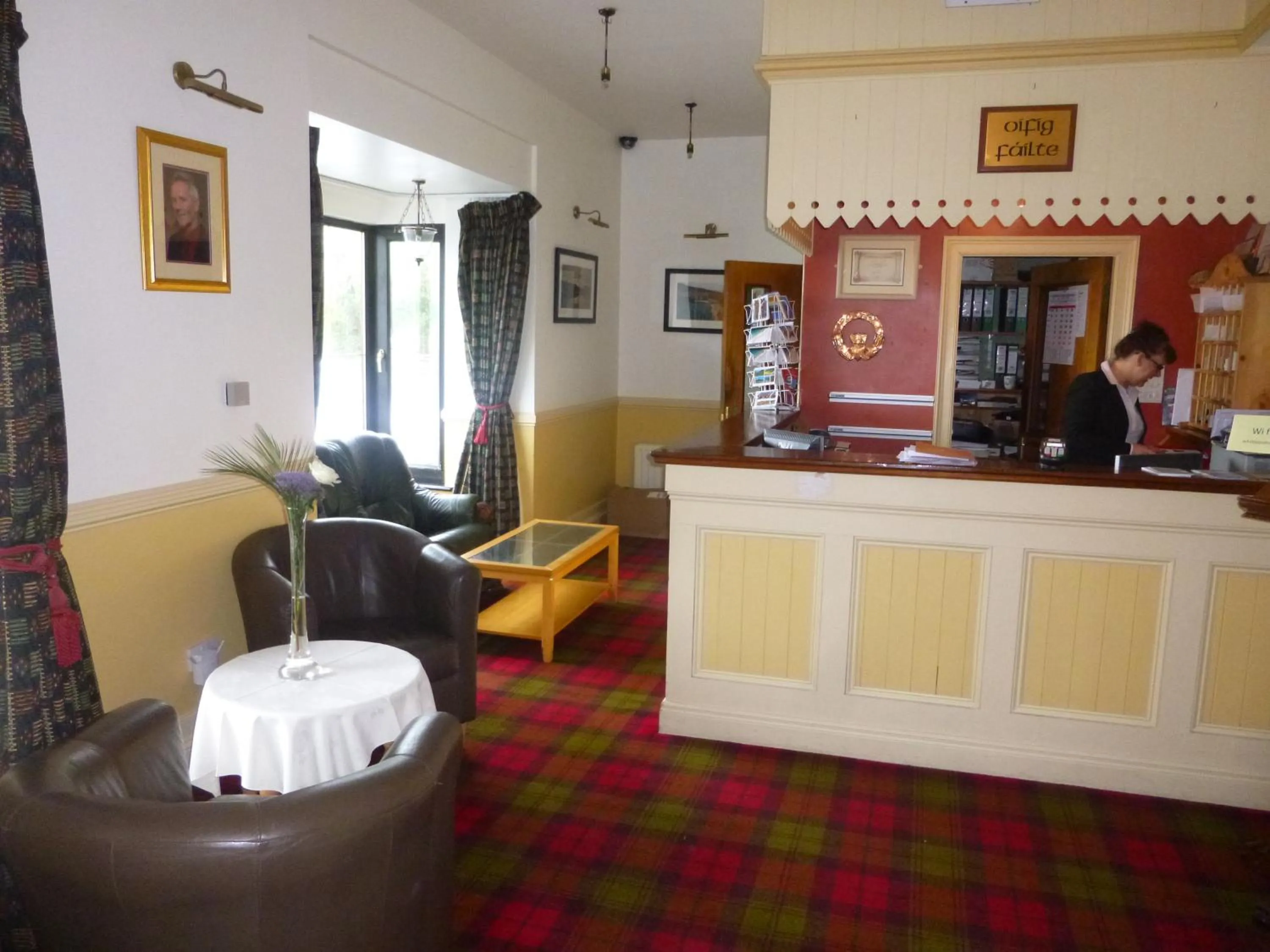 Lobby or reception in Óstán Oileán Acla