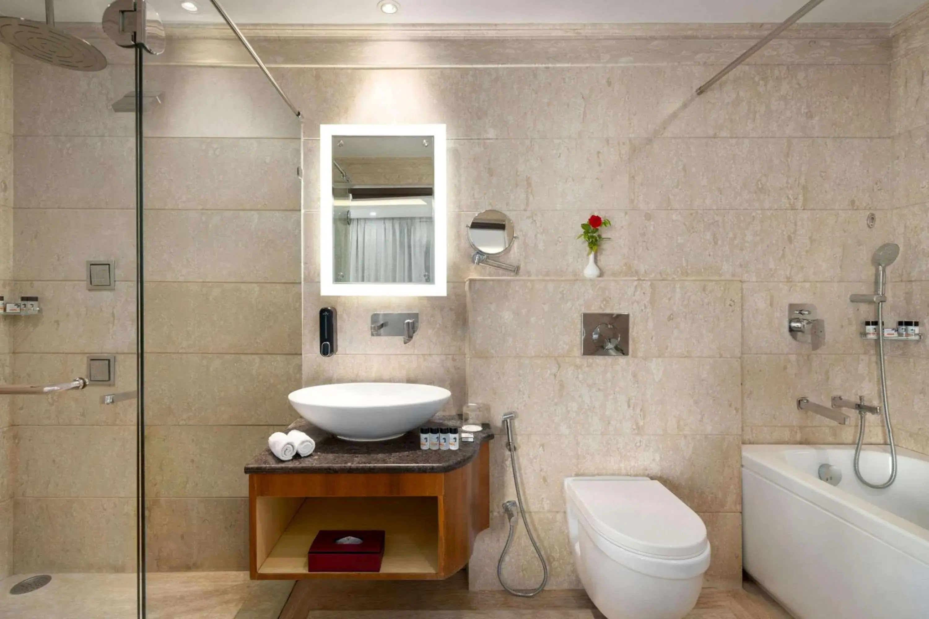 Photo of the whole room in Ramada by Wyndham Varanasi Katesar Photo of the whole room in Ramada by Wyndham Varanasi Katesar