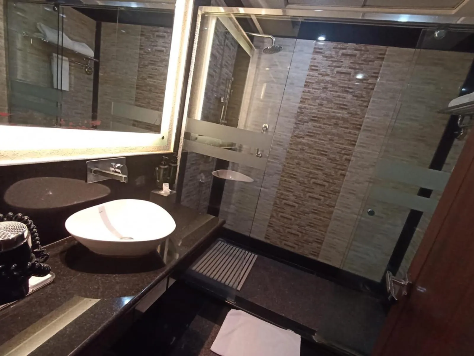 Shower in Ramada by Wyndham Varanasi Katesar