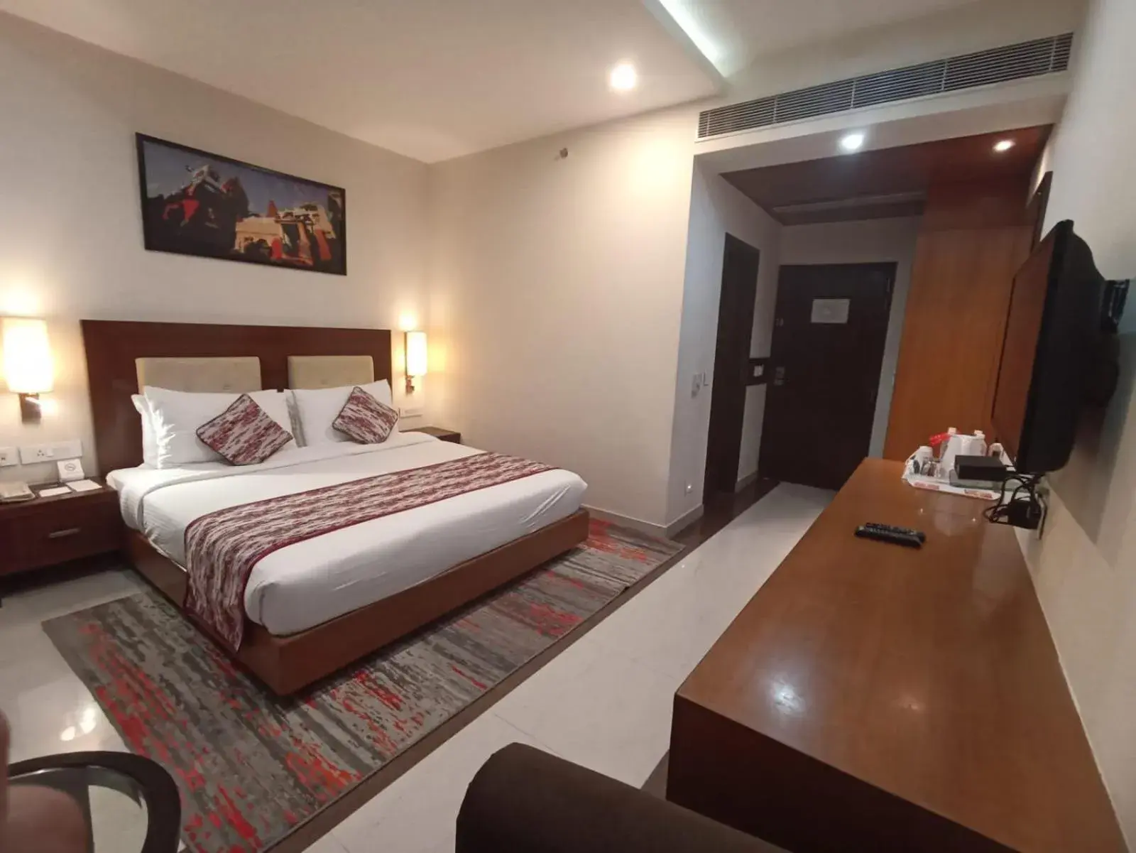 Bed in Ramada by Wyndham Varanasi Katesar Bed in Ramada by Wyndham Varanasi Katesar