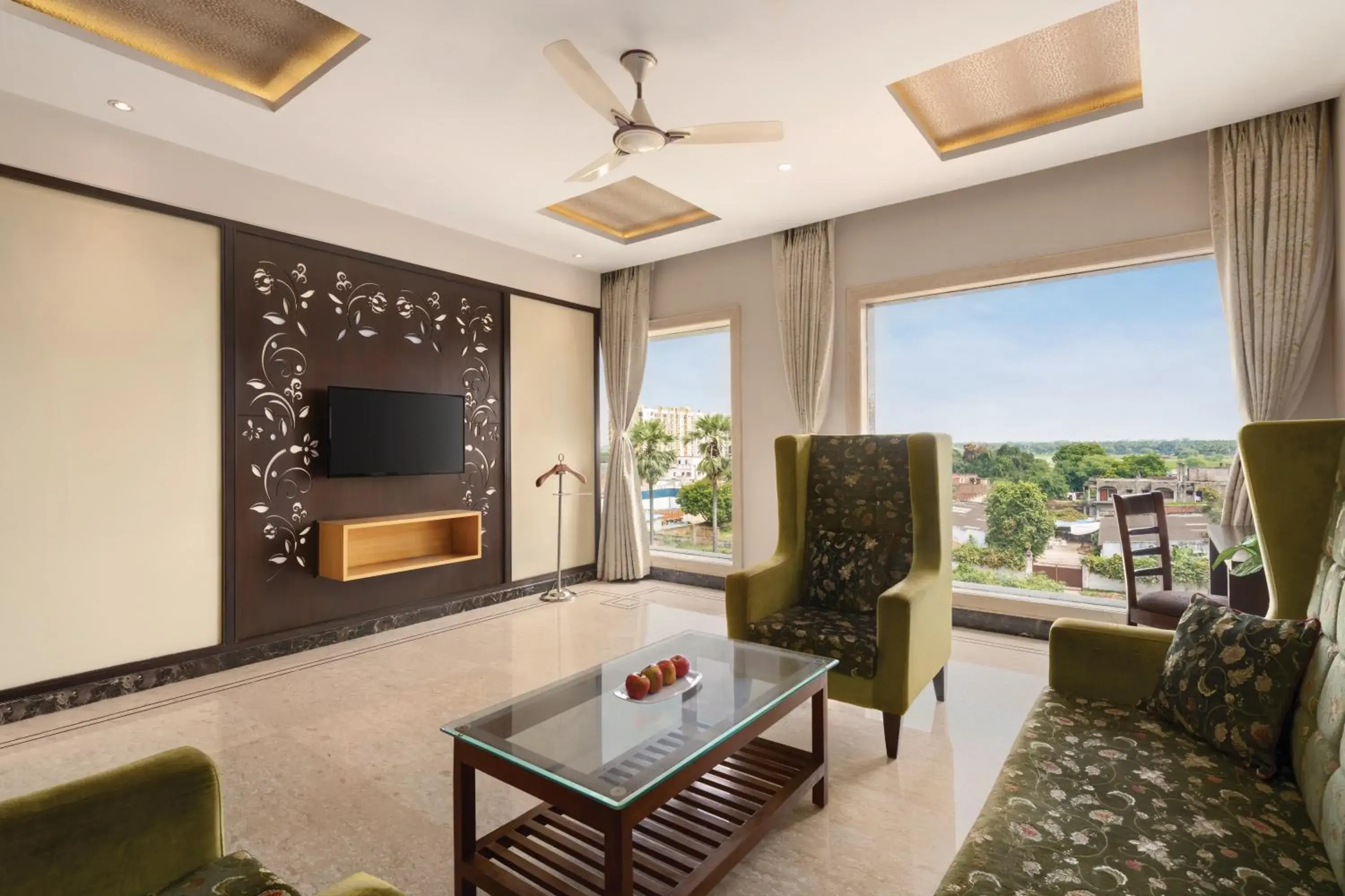 Living room in Ramada by Wyndham Varanasi Katesar Living room in Ramada by Wyndham Varanasi Katesar