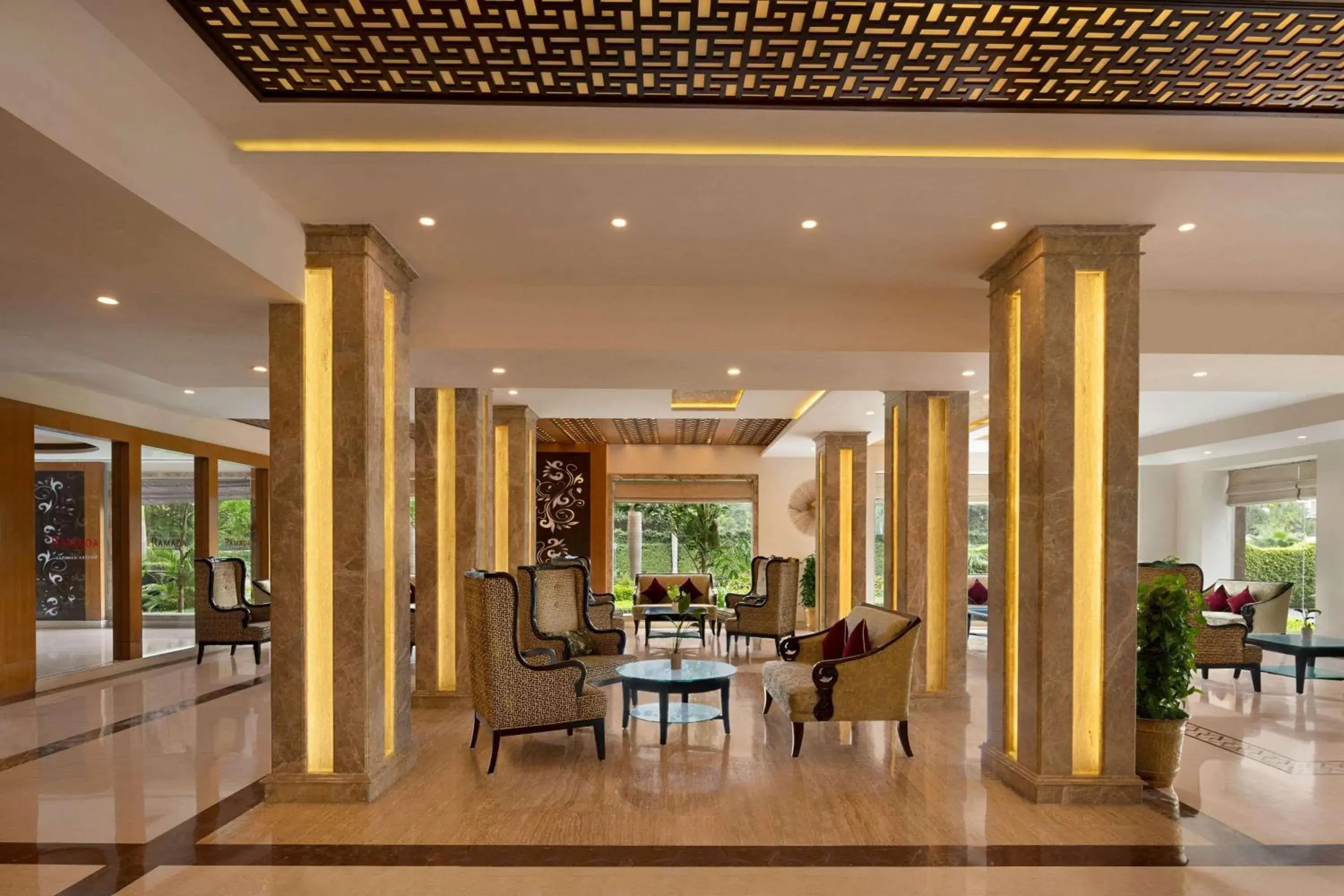 Lobby or reception in Ramada by Wyndham Varanasi Katesar Lobby or reception in Ramada by Wyndham Varanasi Katesar