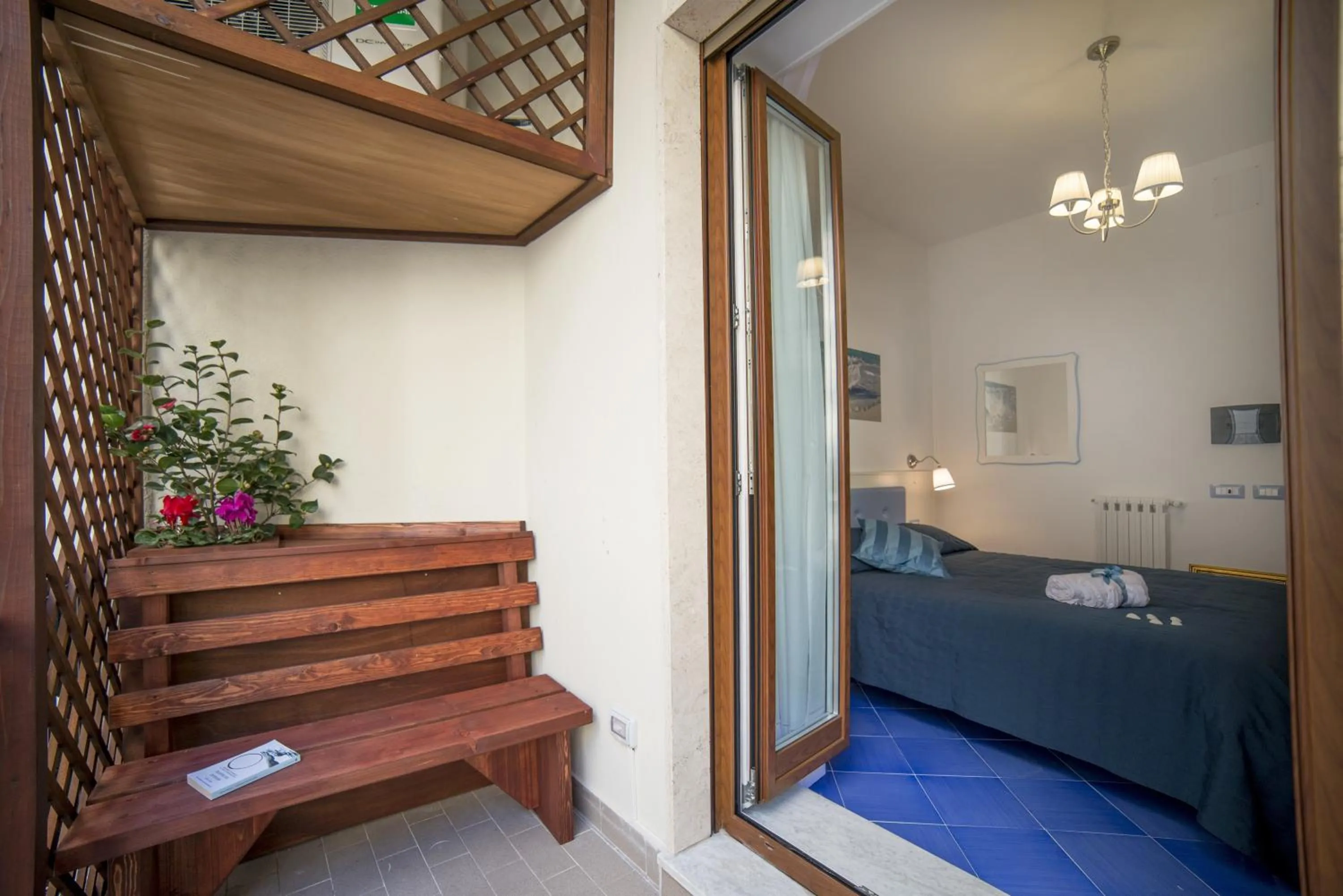 Balcony/Terrace, Bed in B&B Amalba Maiori