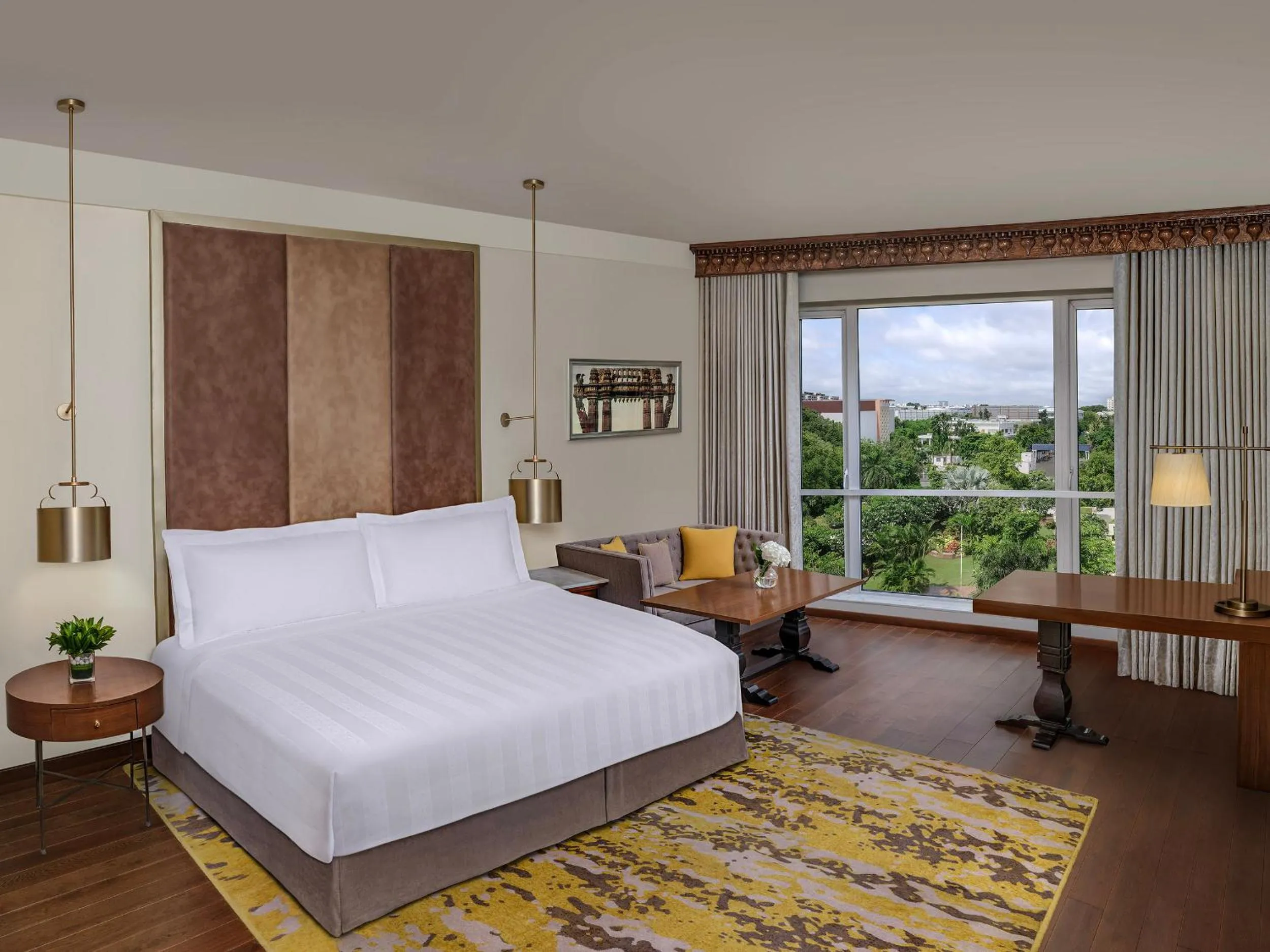 Bedroom, Bed in ITC Kakatiya, a Luxury Collection Hotel, Hyderabad