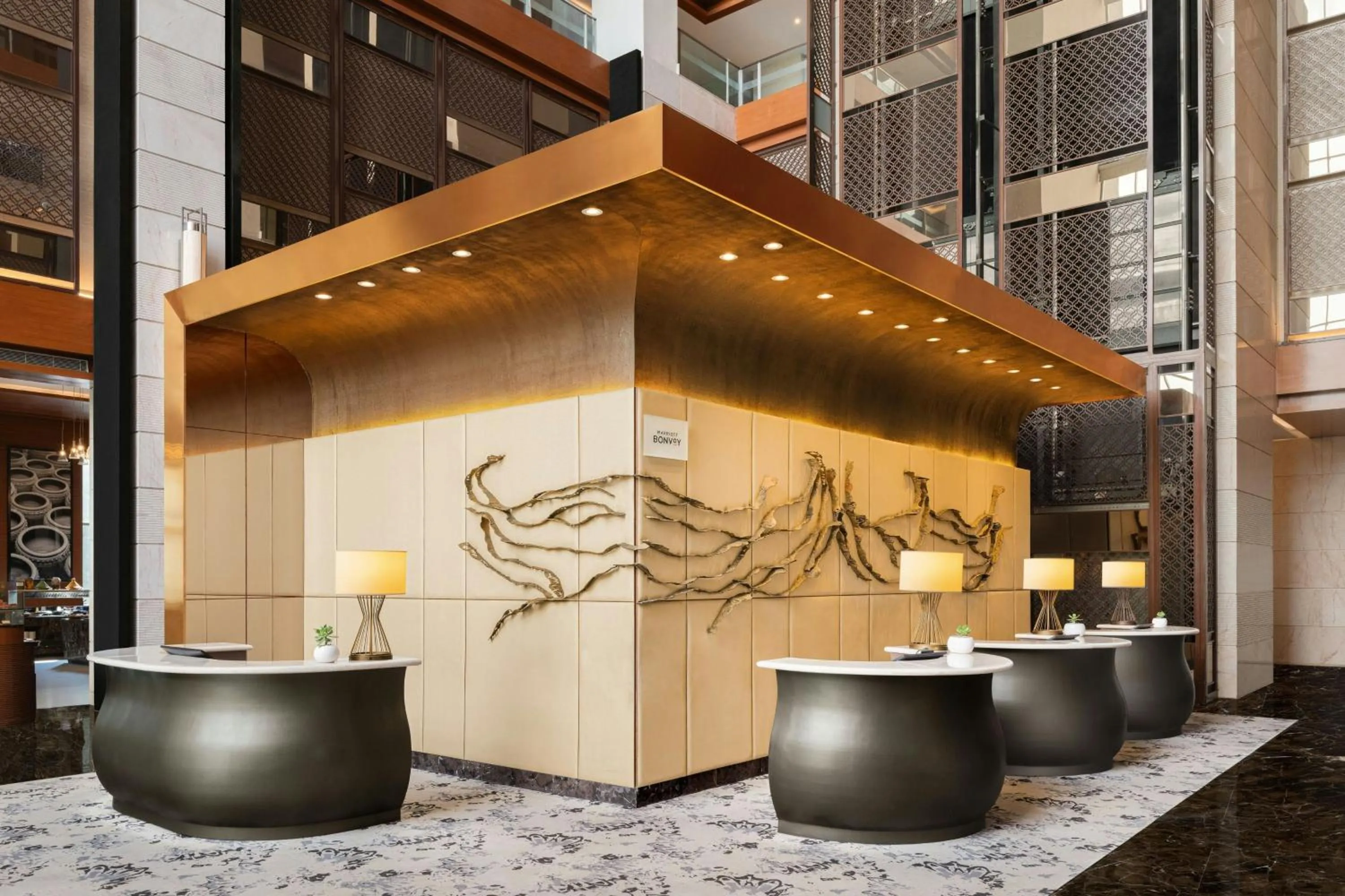 Lobby or reception in Sheraton Hyderabad Hotel