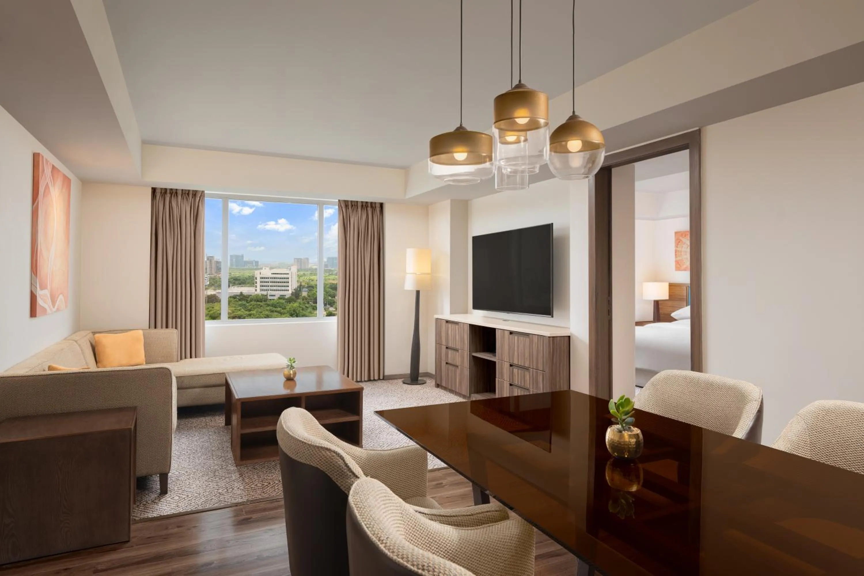 Living room in Sheraton Hyderabad Hotel