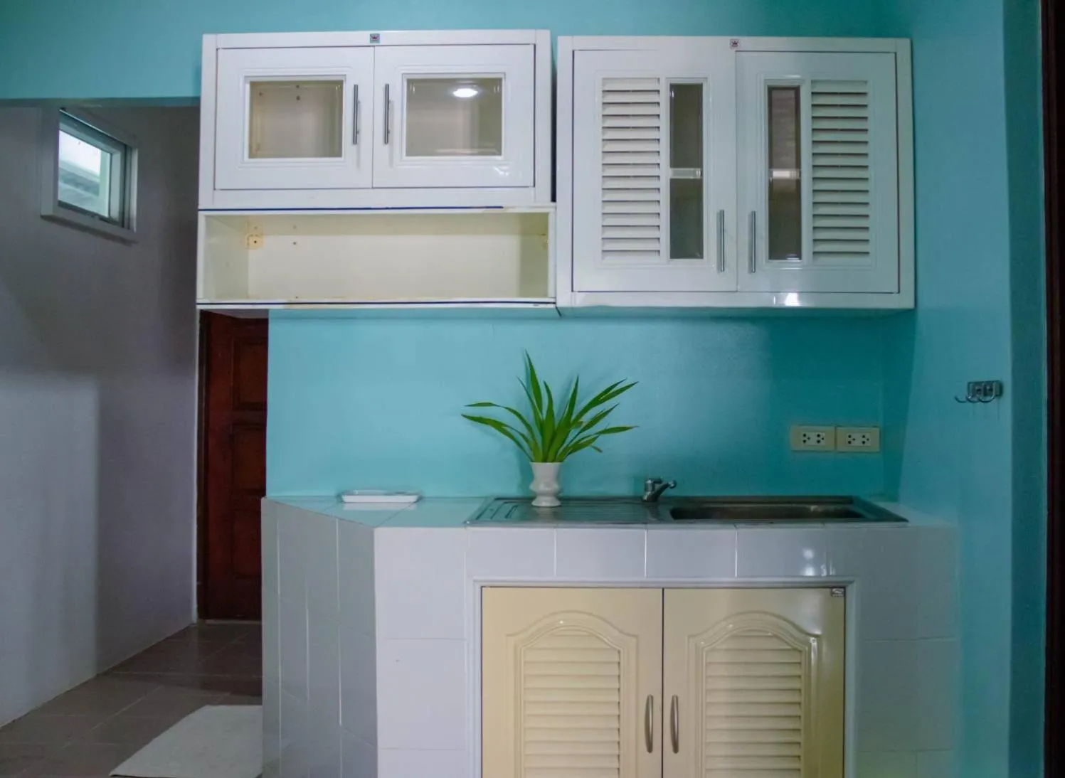 Kitchen or kitchenette in Kongkhamkoon Hotel