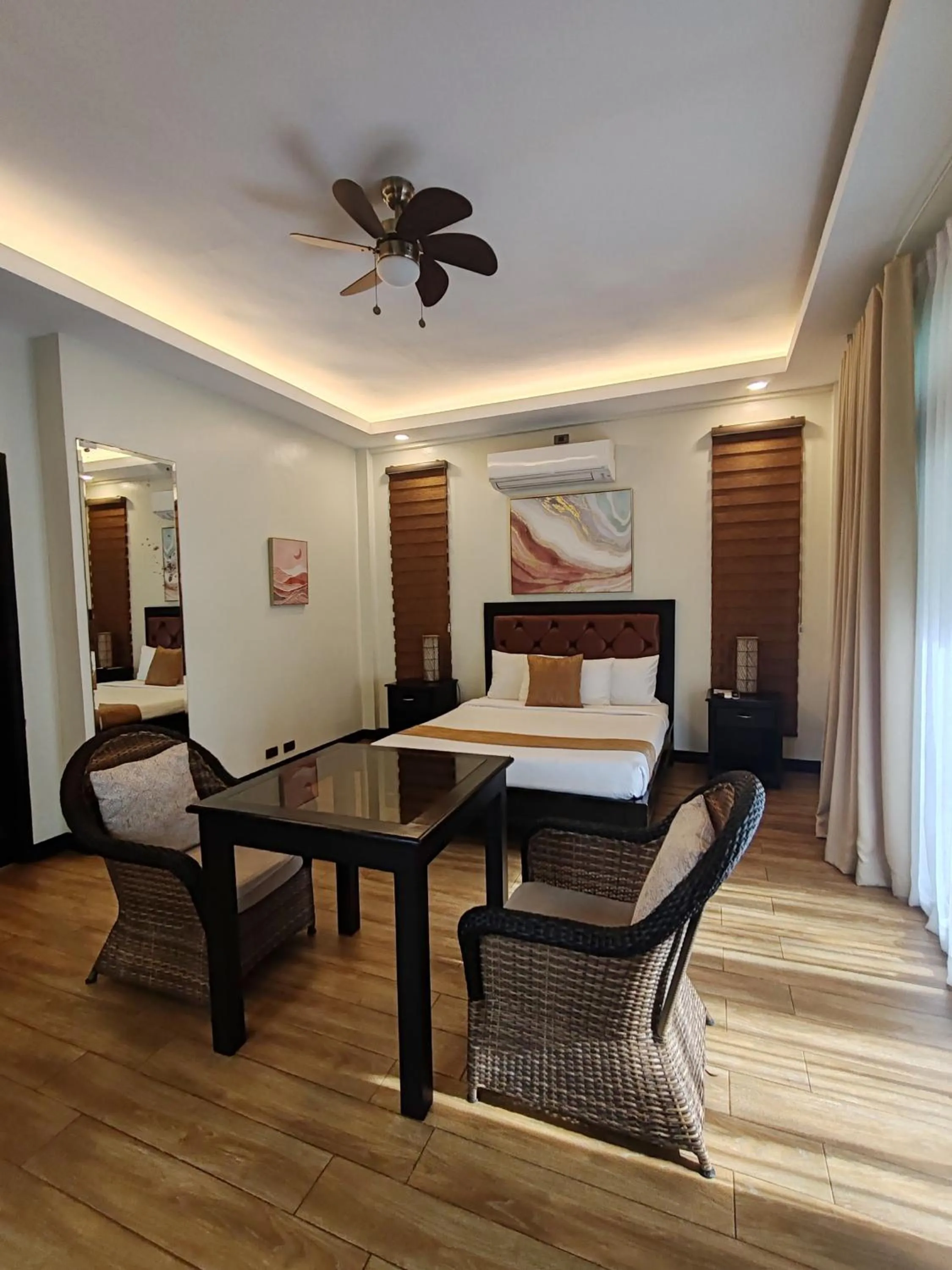 Bed in The Zen Villas Resort