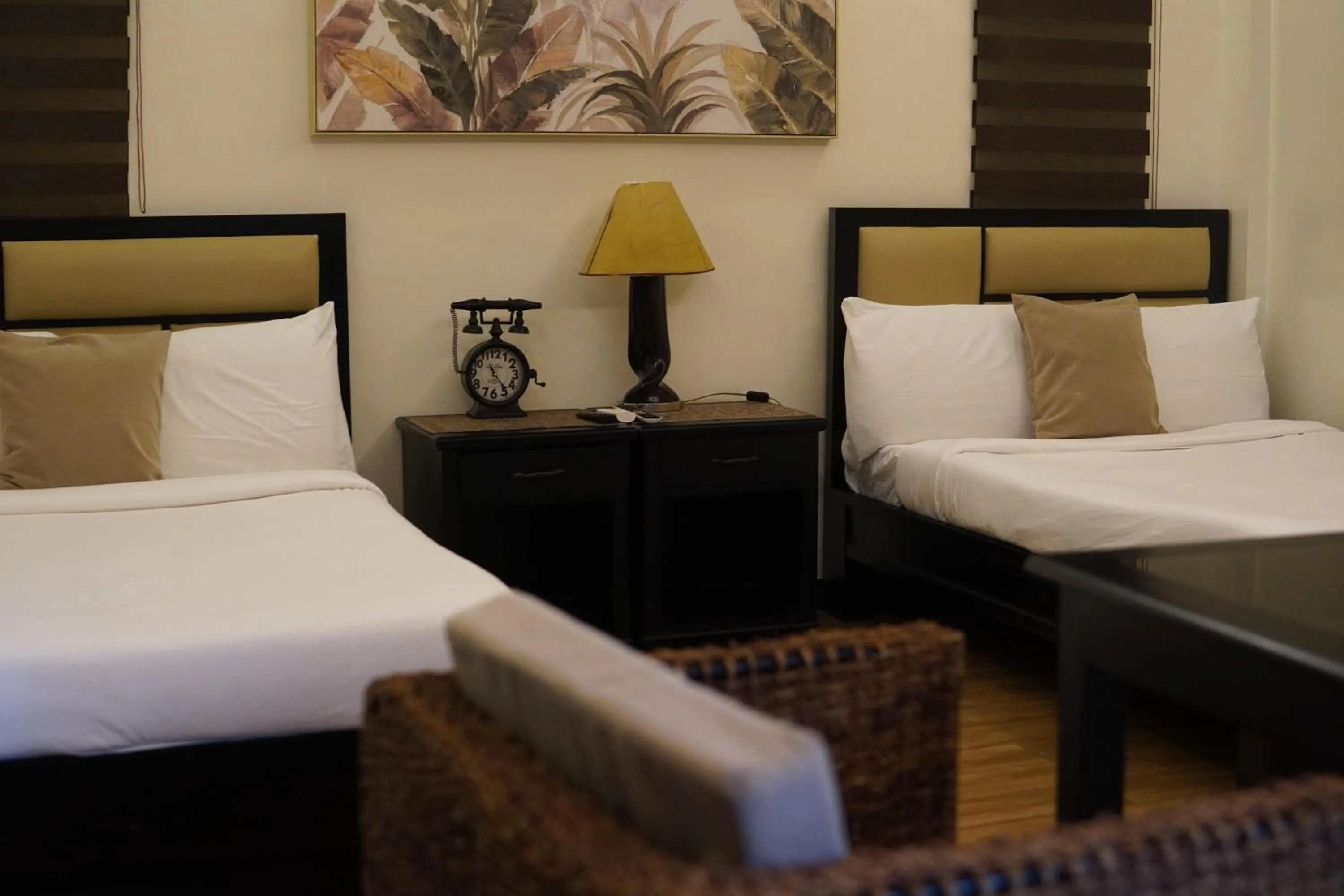 Bed in The Zen Villas Resort