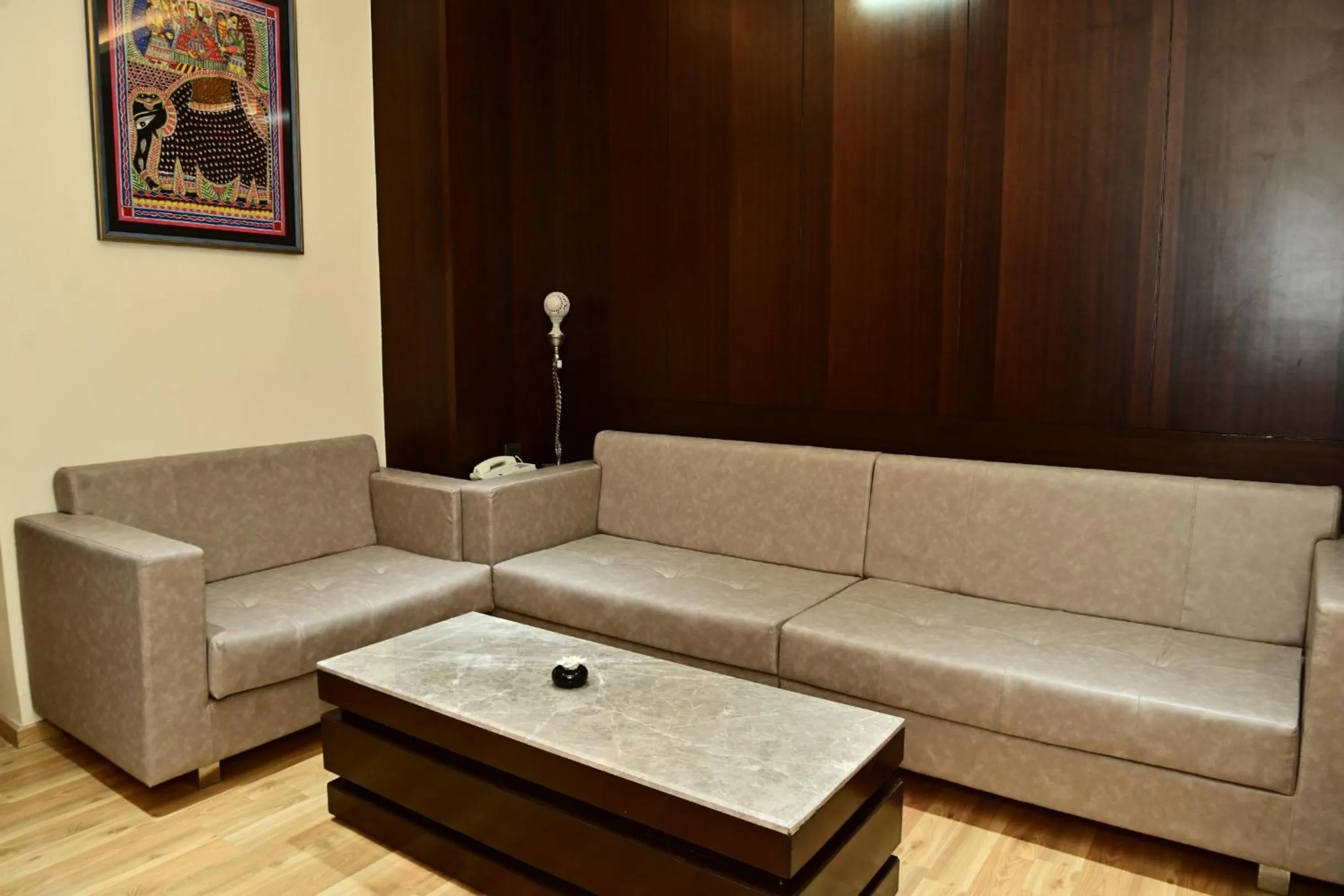 Seating area in Indore International Convention Center