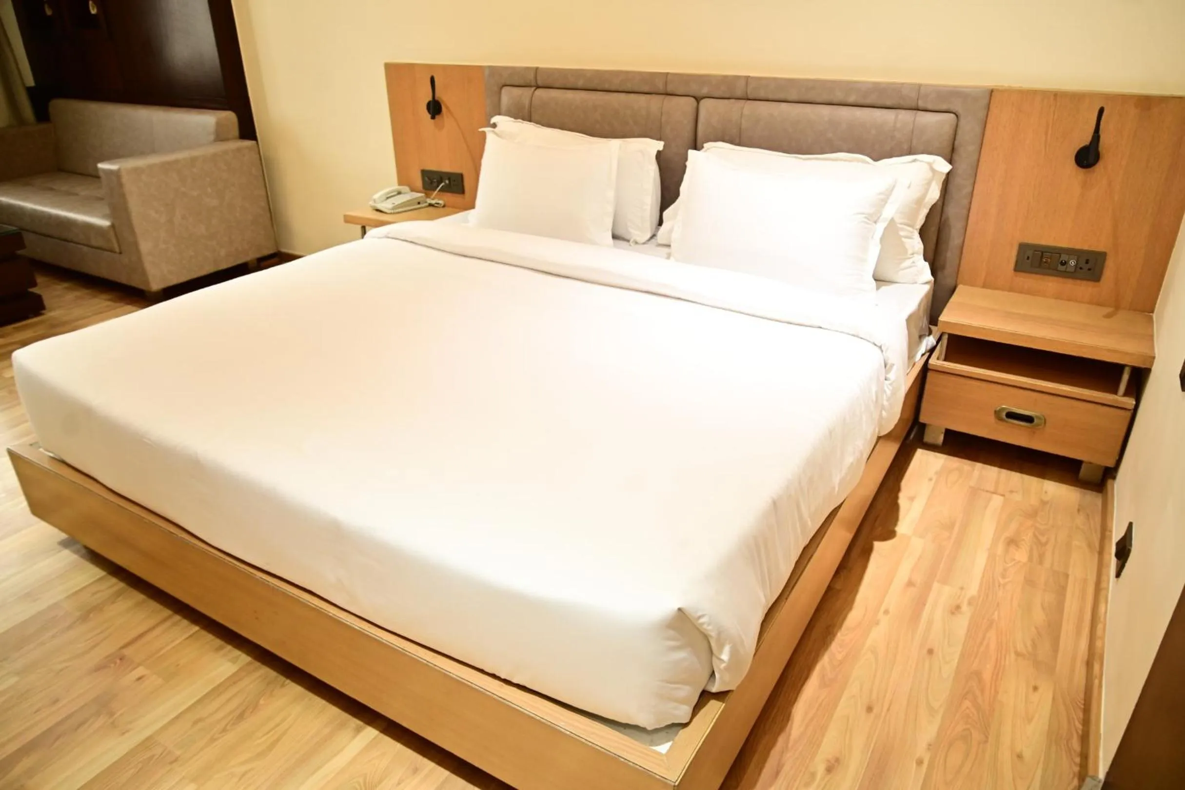 Bed in Indore International Convention Center