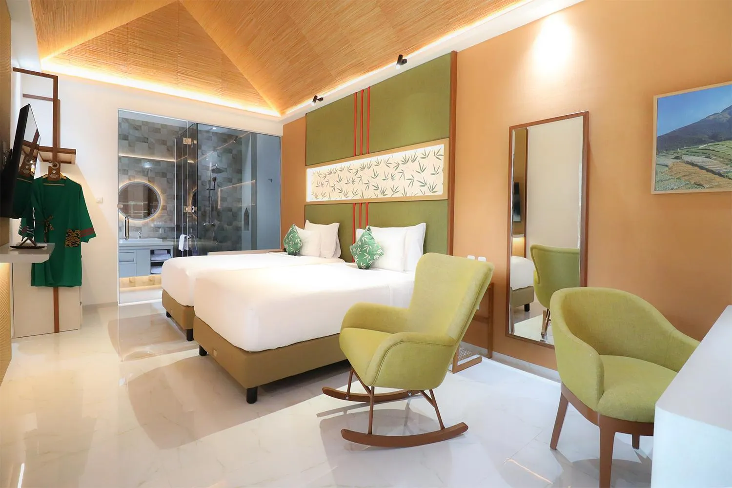 Bedroom, Bed in Moritz Hill Borobudur Resorts & Spa