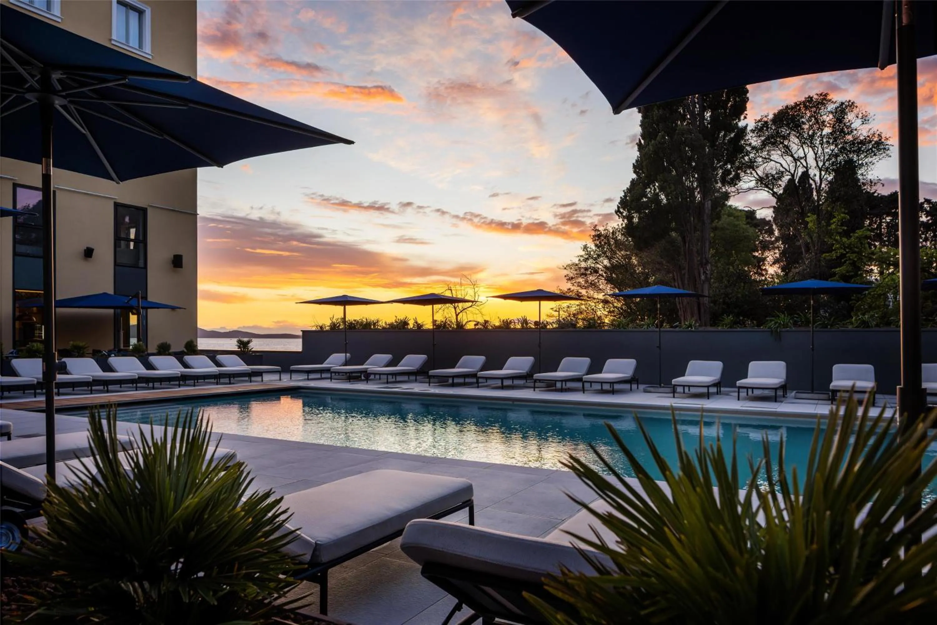 Swimming pool in Hyatt Regency Zadar