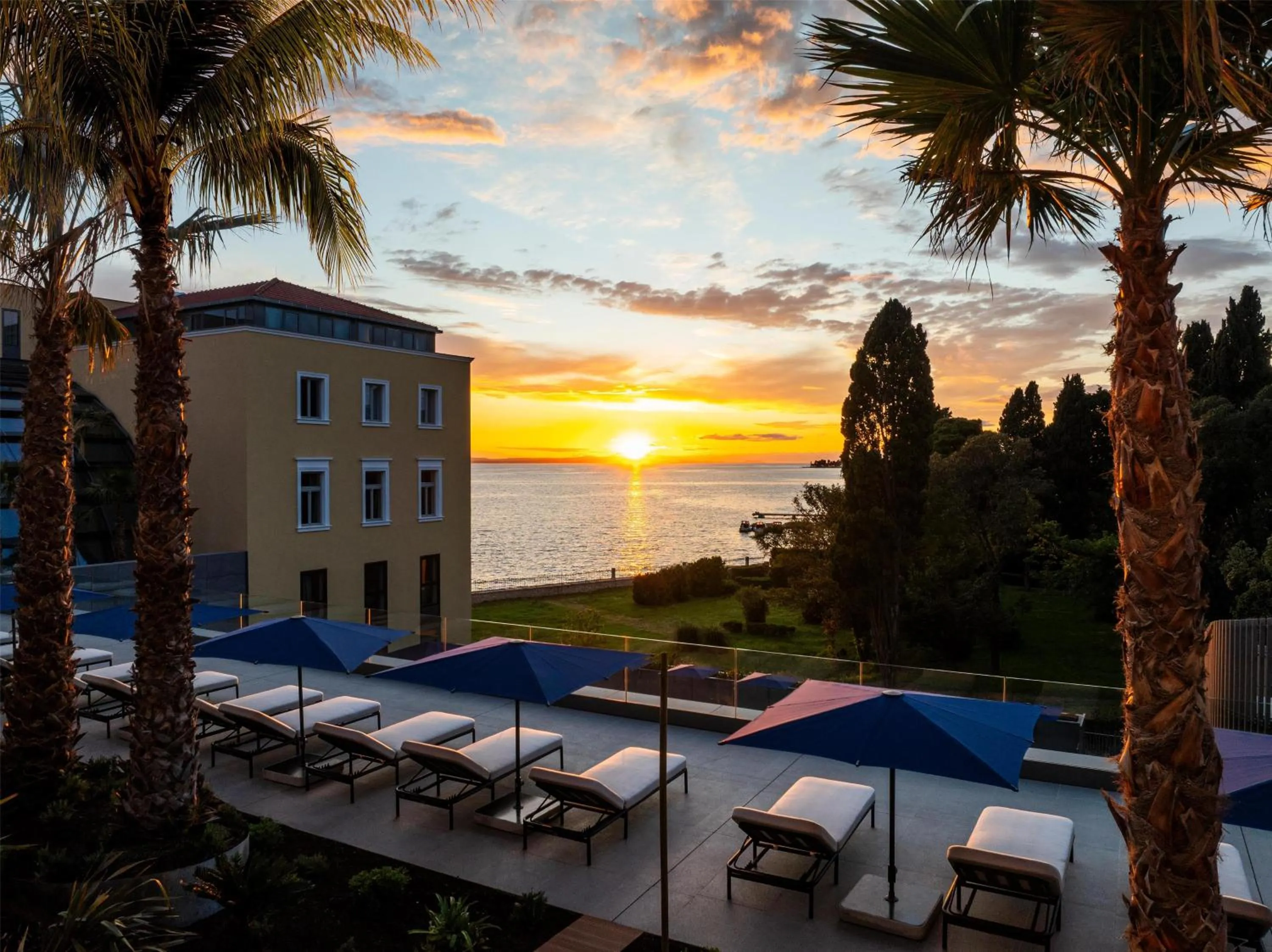 Swimming pool in Hyatt Regency Zadar