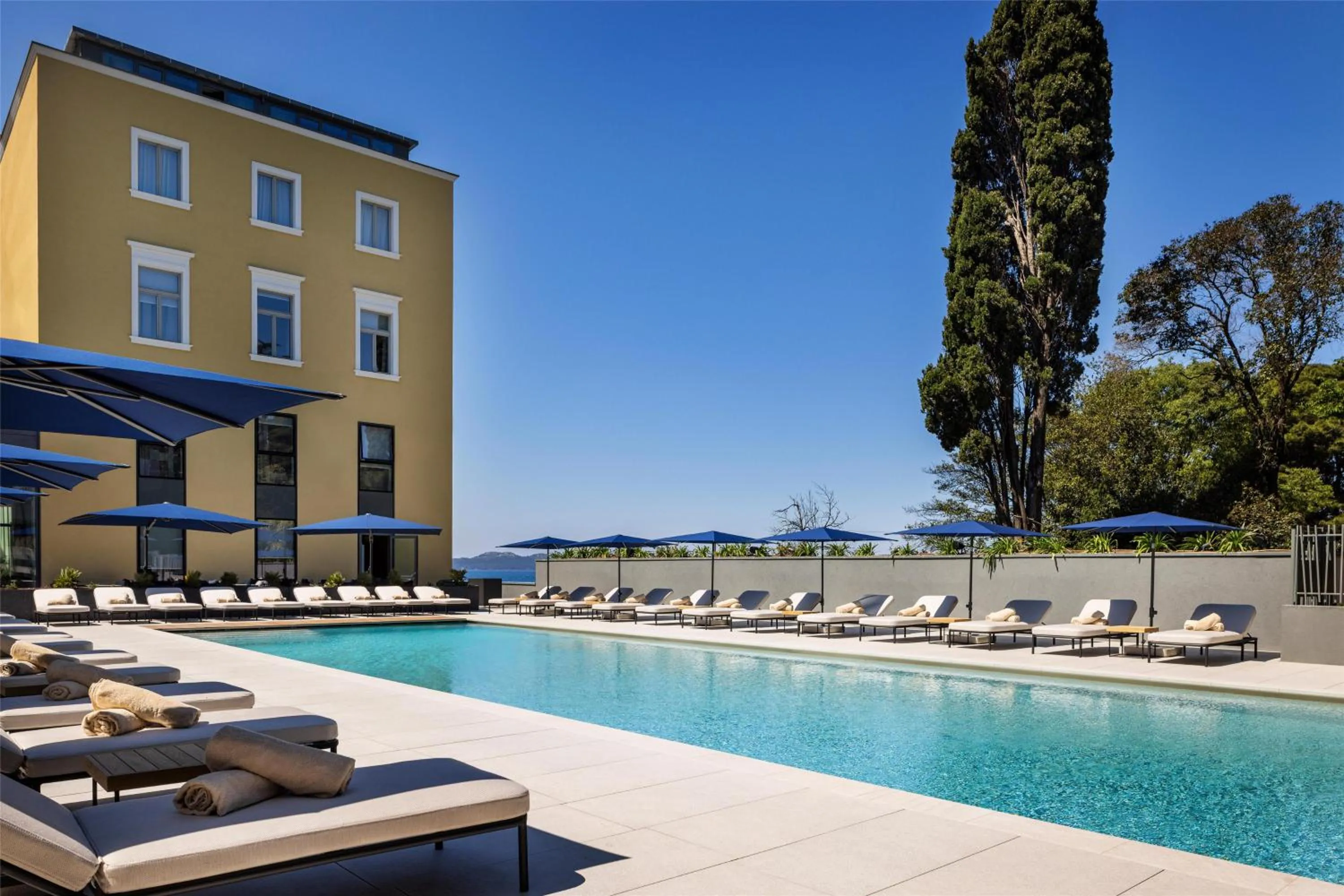 Swimming pool in Hyatt Regency Zadar