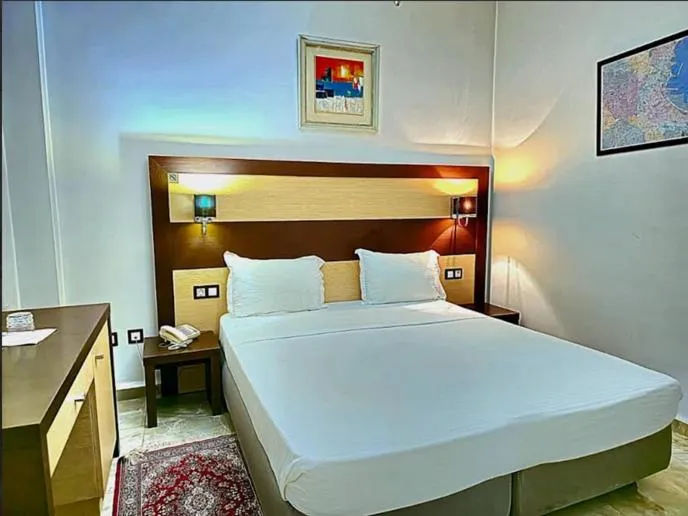 Bed in Telemly Hotel