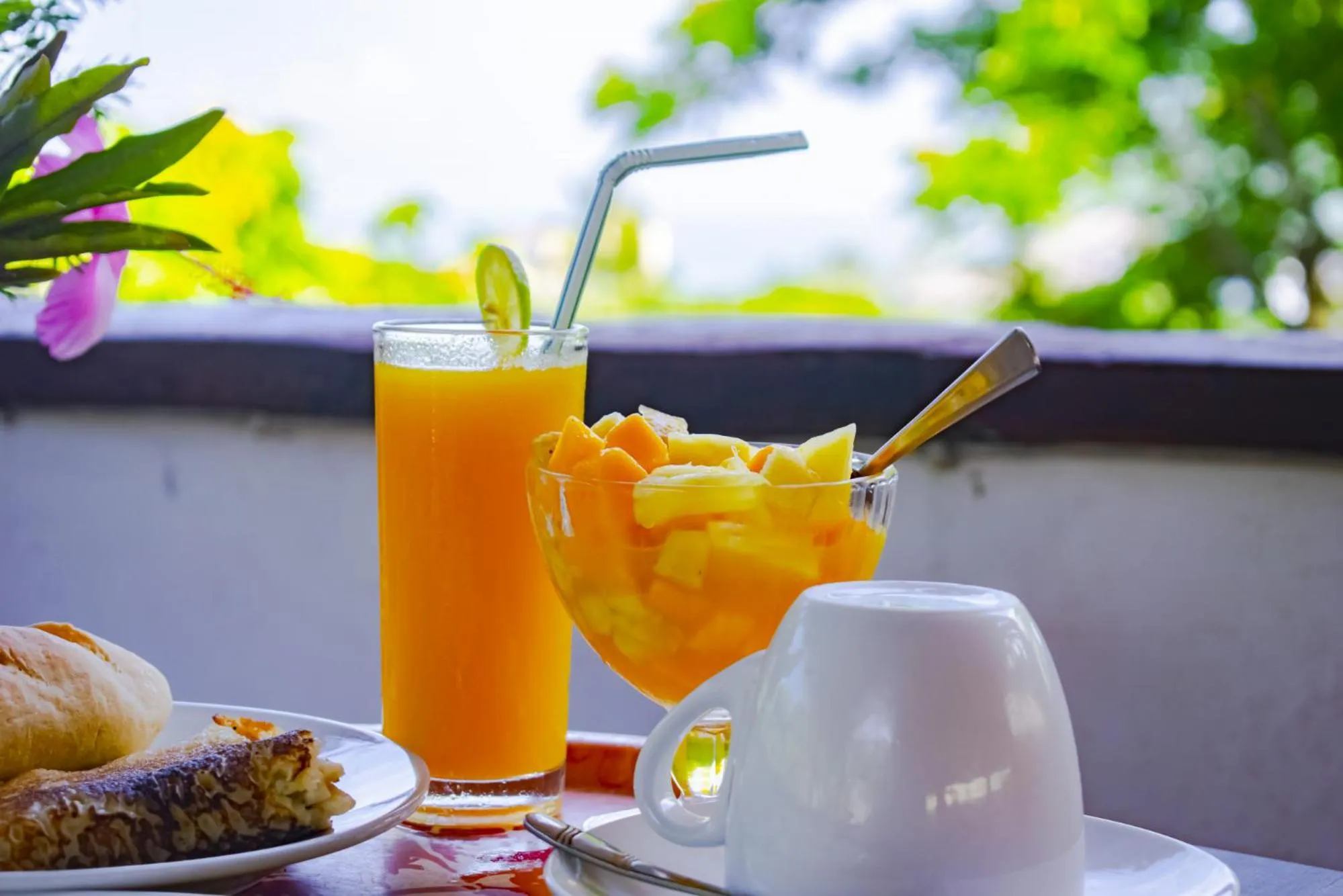 Breakfast in Hotel Les Boucaniers