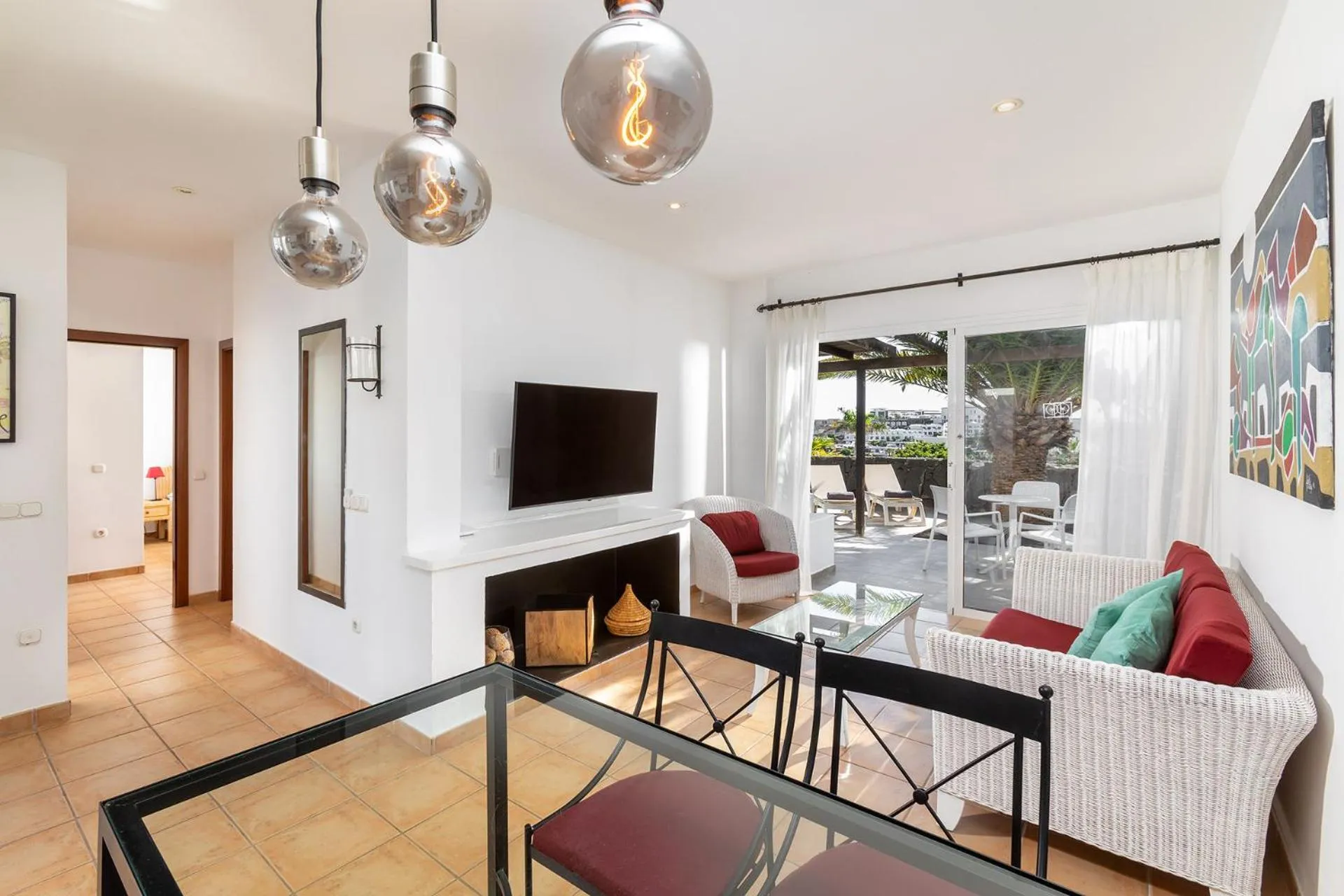 Communal lounge/ TV room in Dream Bocayna Village