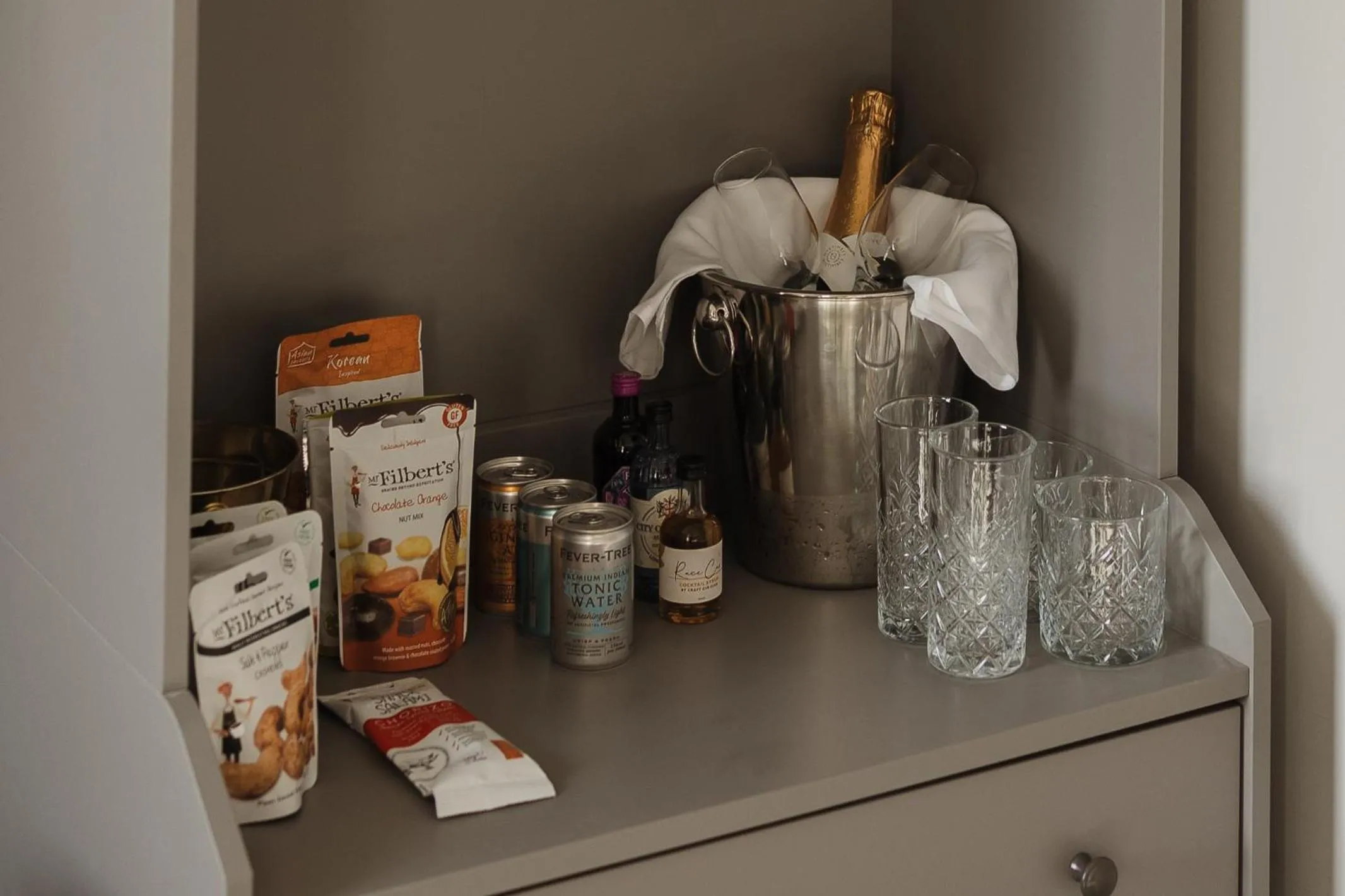 minibar in Cartmel Old Grammar