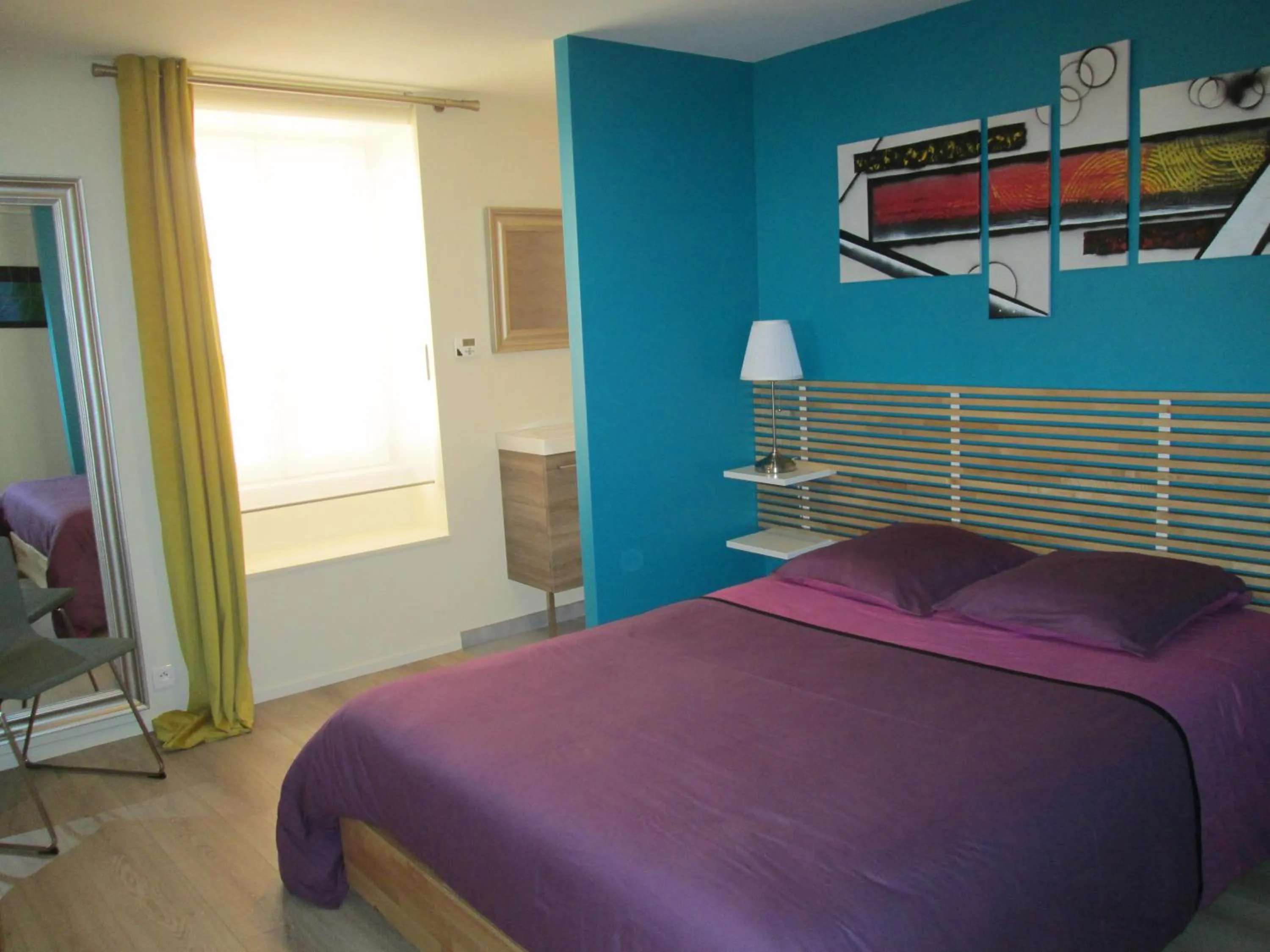 Bedroom, Bed in Residence du Parc