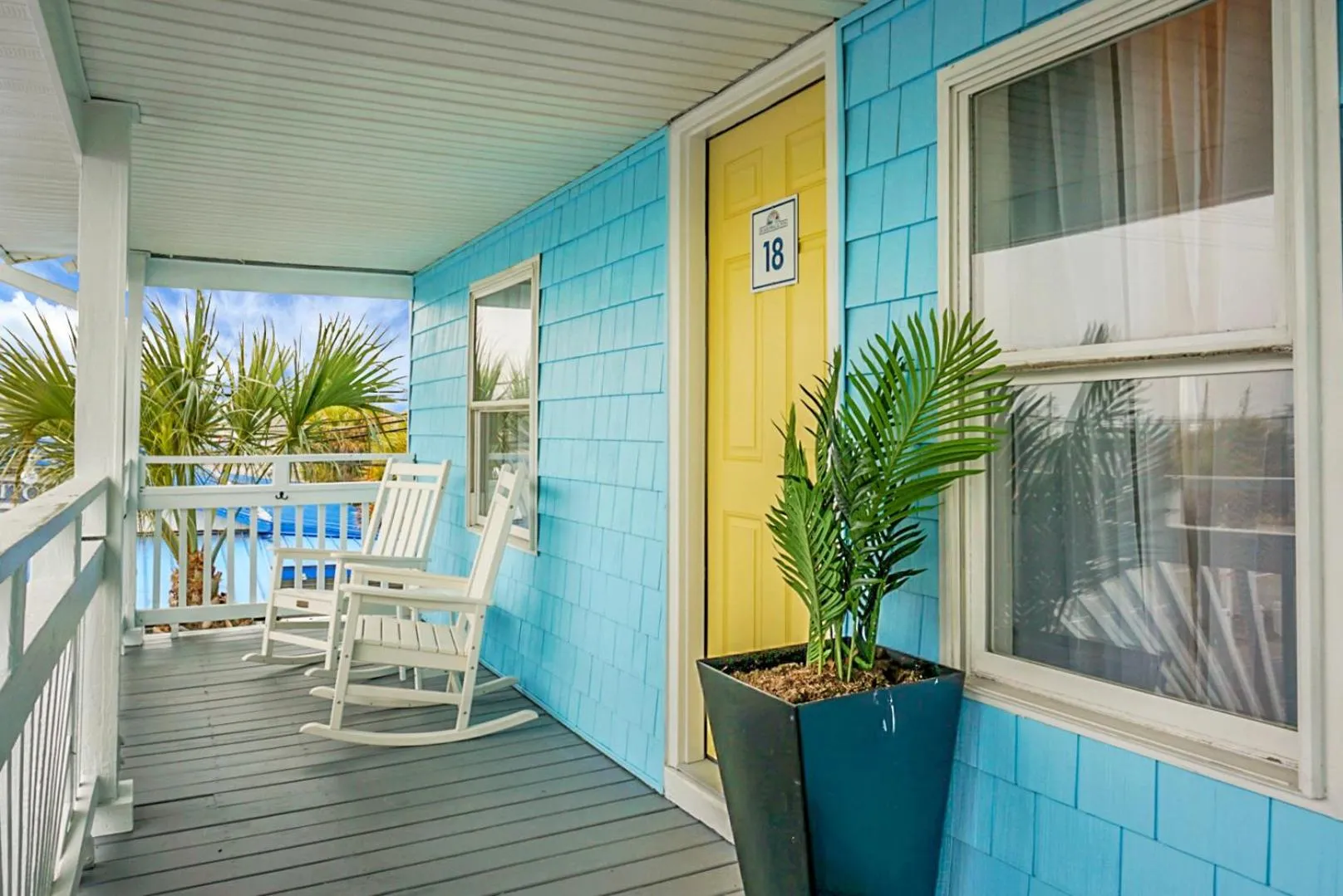 Balcony/Terrace in The Boardwalk Inn