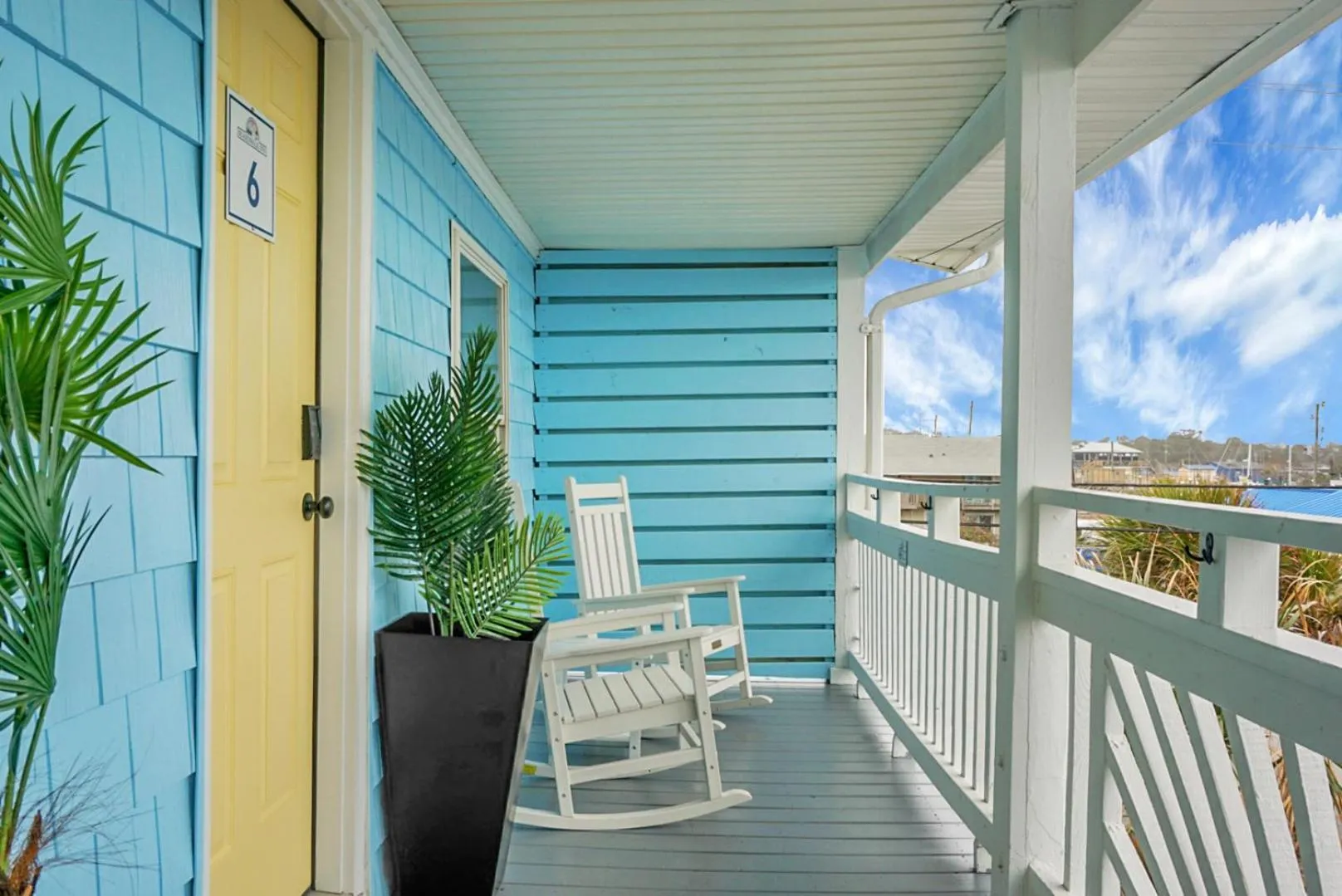 Balcony/Terrace in The Boardwalk Inn