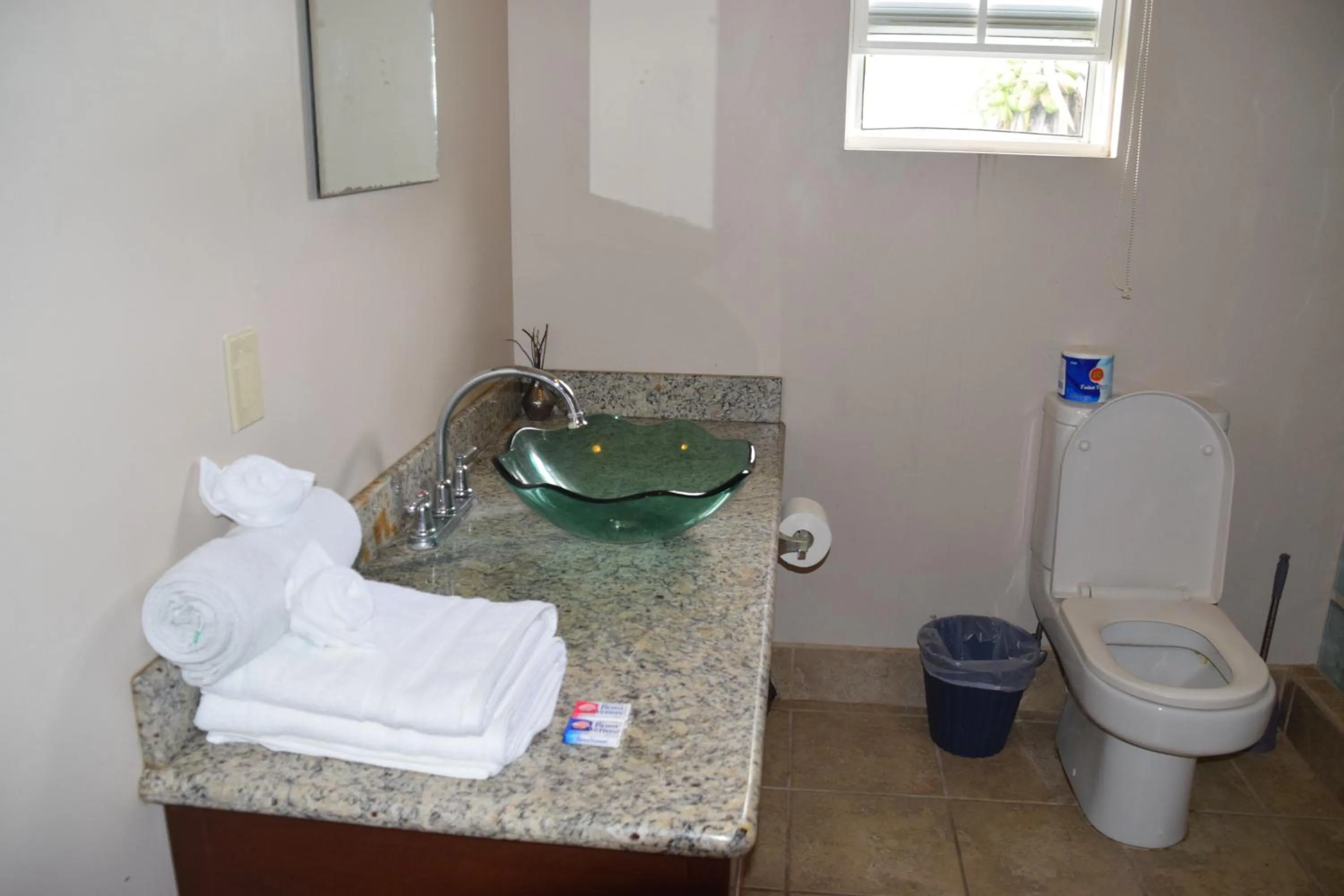 Toilet in Bamboleo Inn