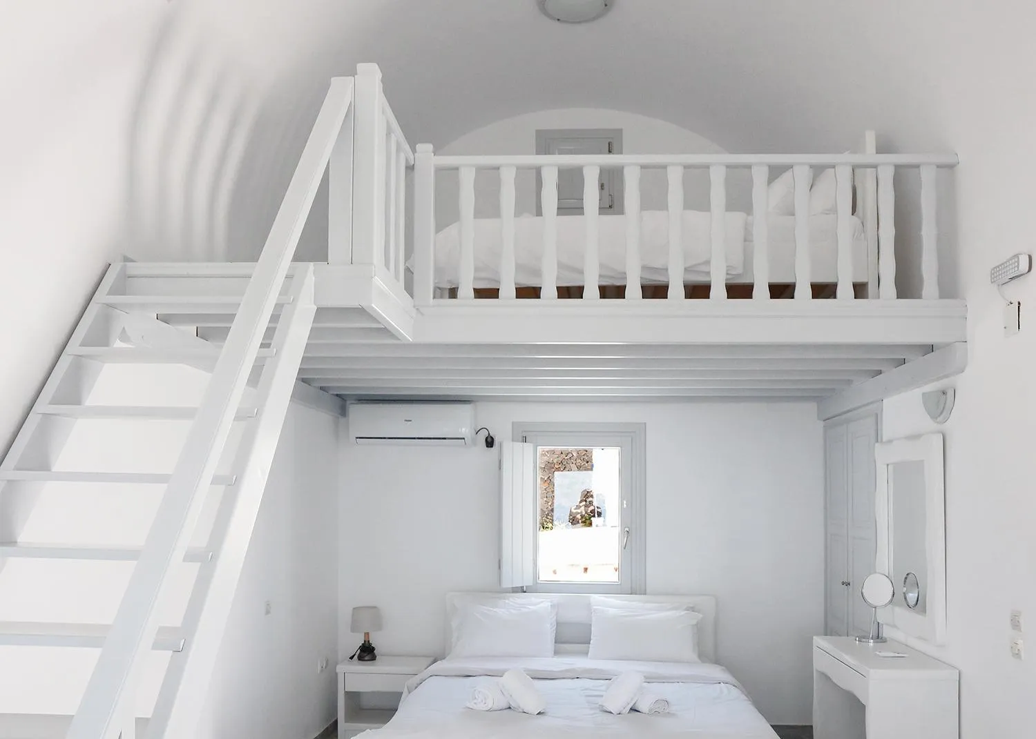 Bedroom, Bed in Phaos Santorini Suites