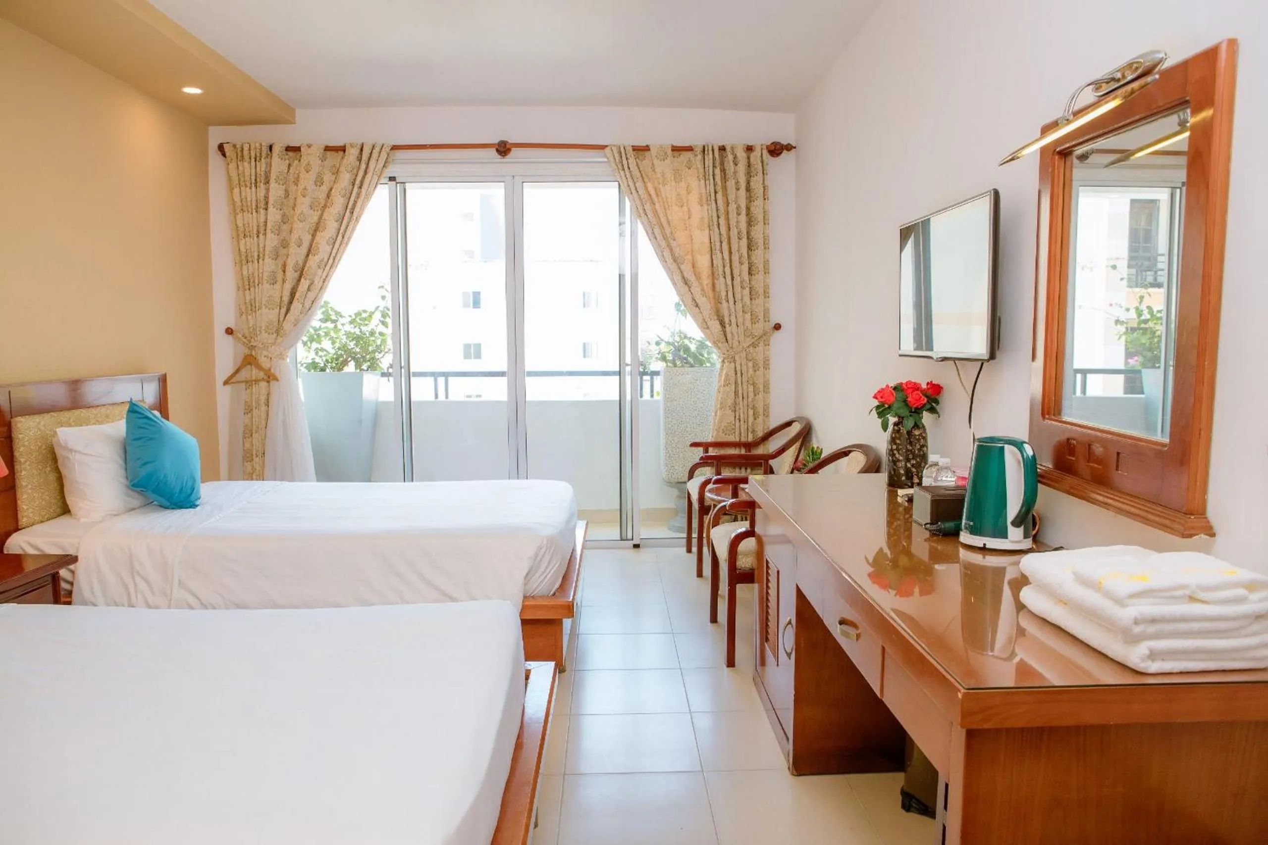 Photo of the whole room, Bed in Lanxy Hotel Nha Trang