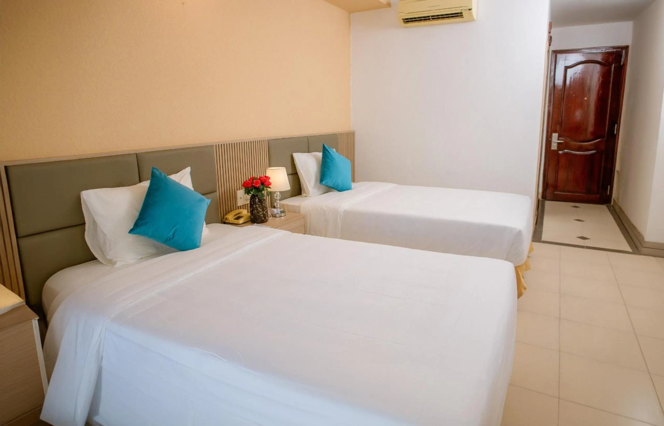 Bed in Lanxy Hotel Nha Trang