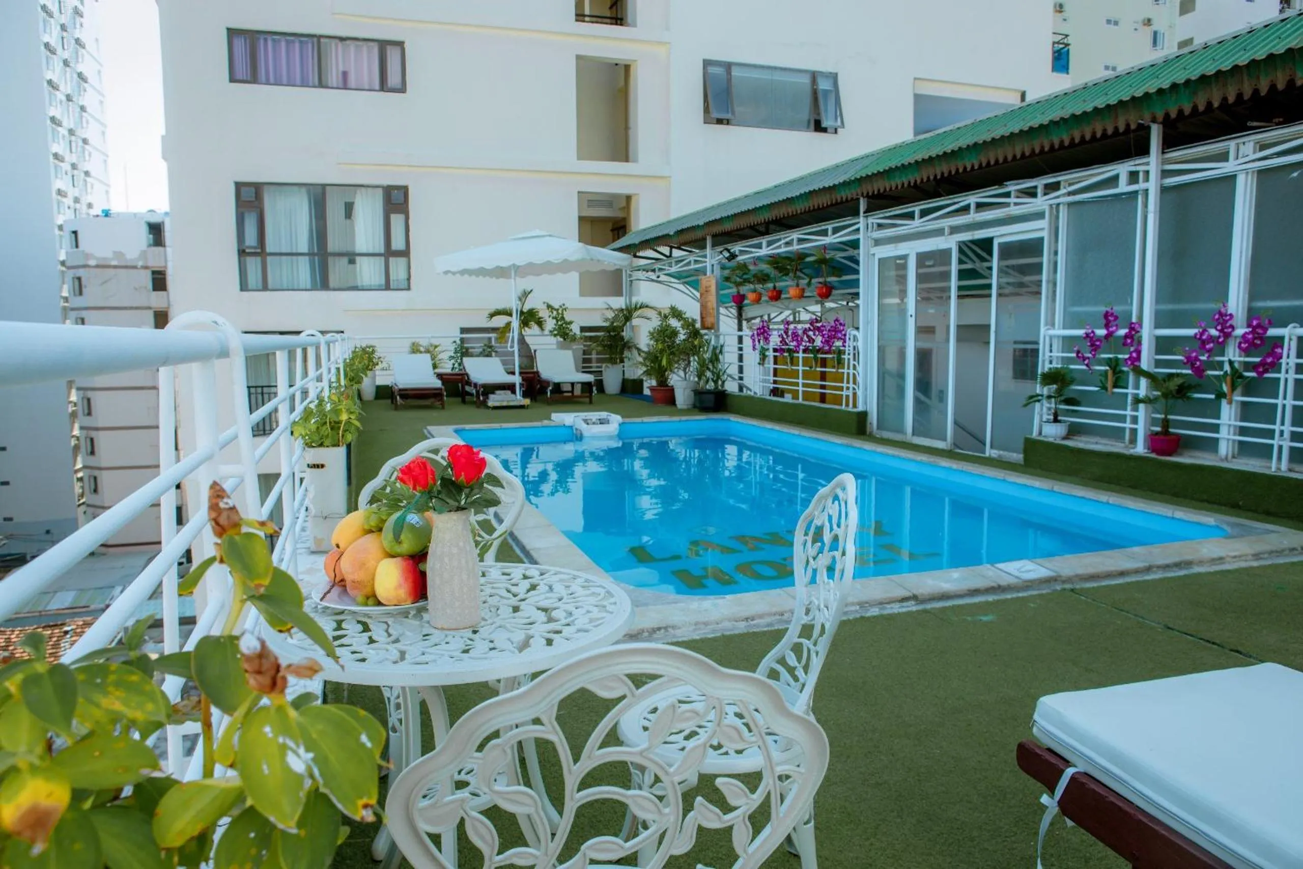 Garden in Lanxy Hotel Nha Trang