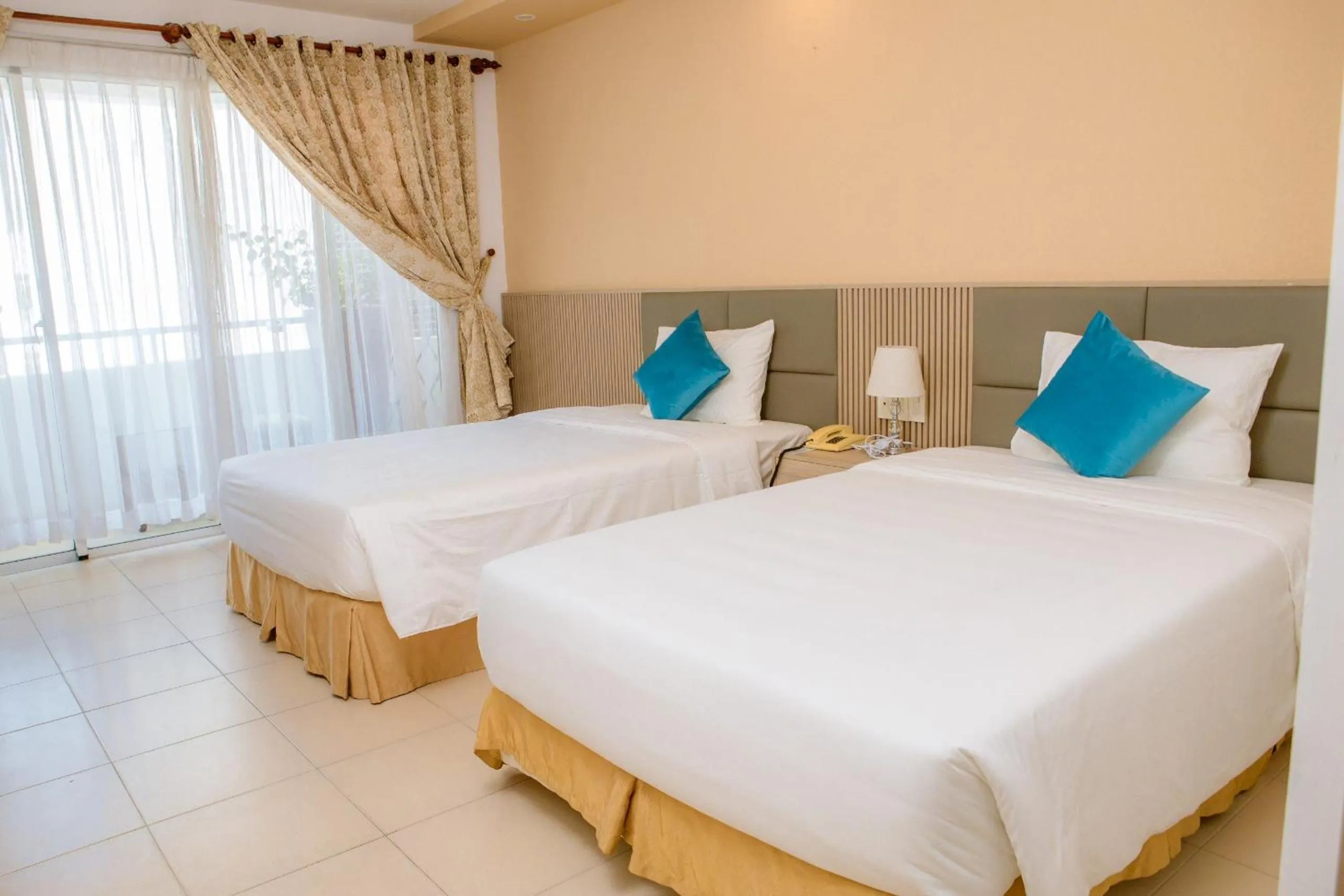 Bed in Lanxy Hotel Nha Trang