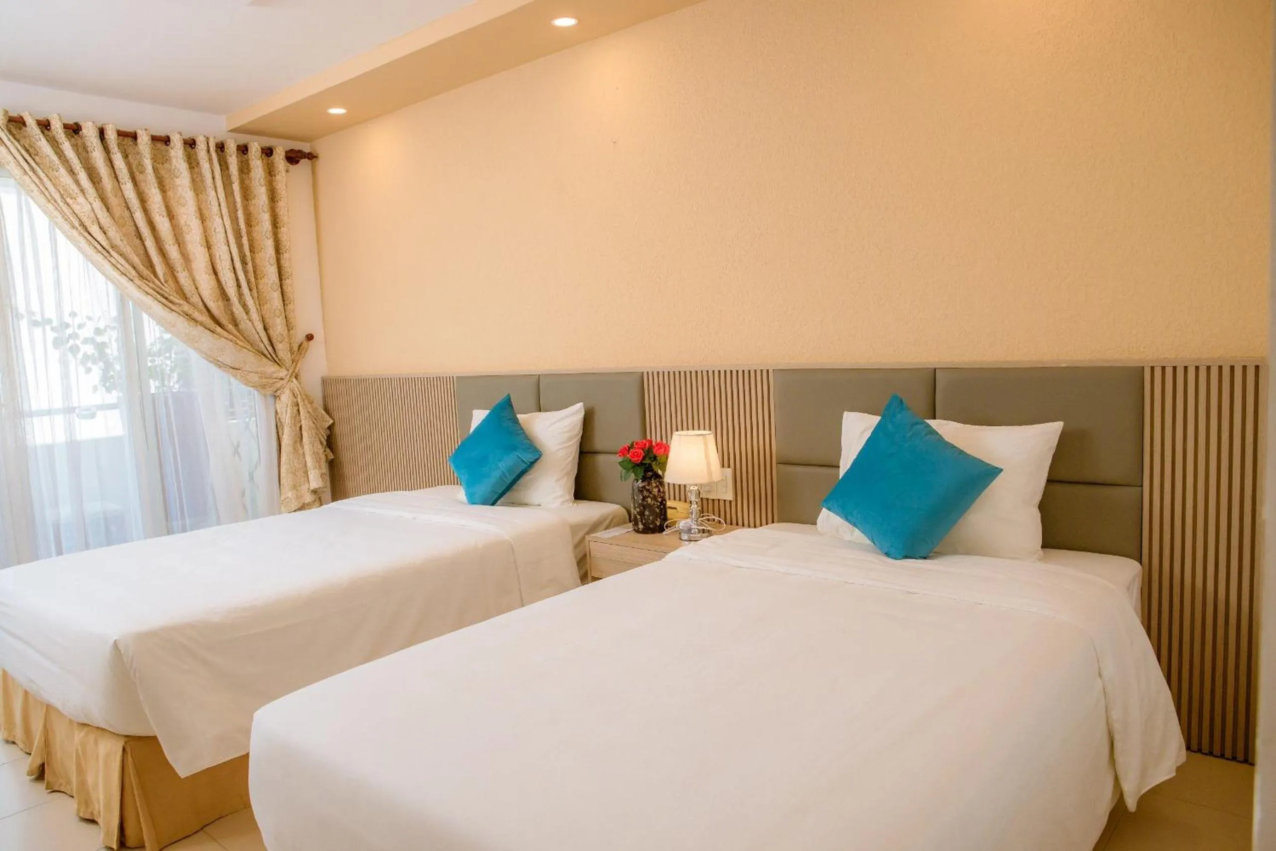 Bed in Lanxy Hotel Nha Trang